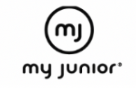 Logo von 'my junior' mit dem Text 'my junior' darunter.