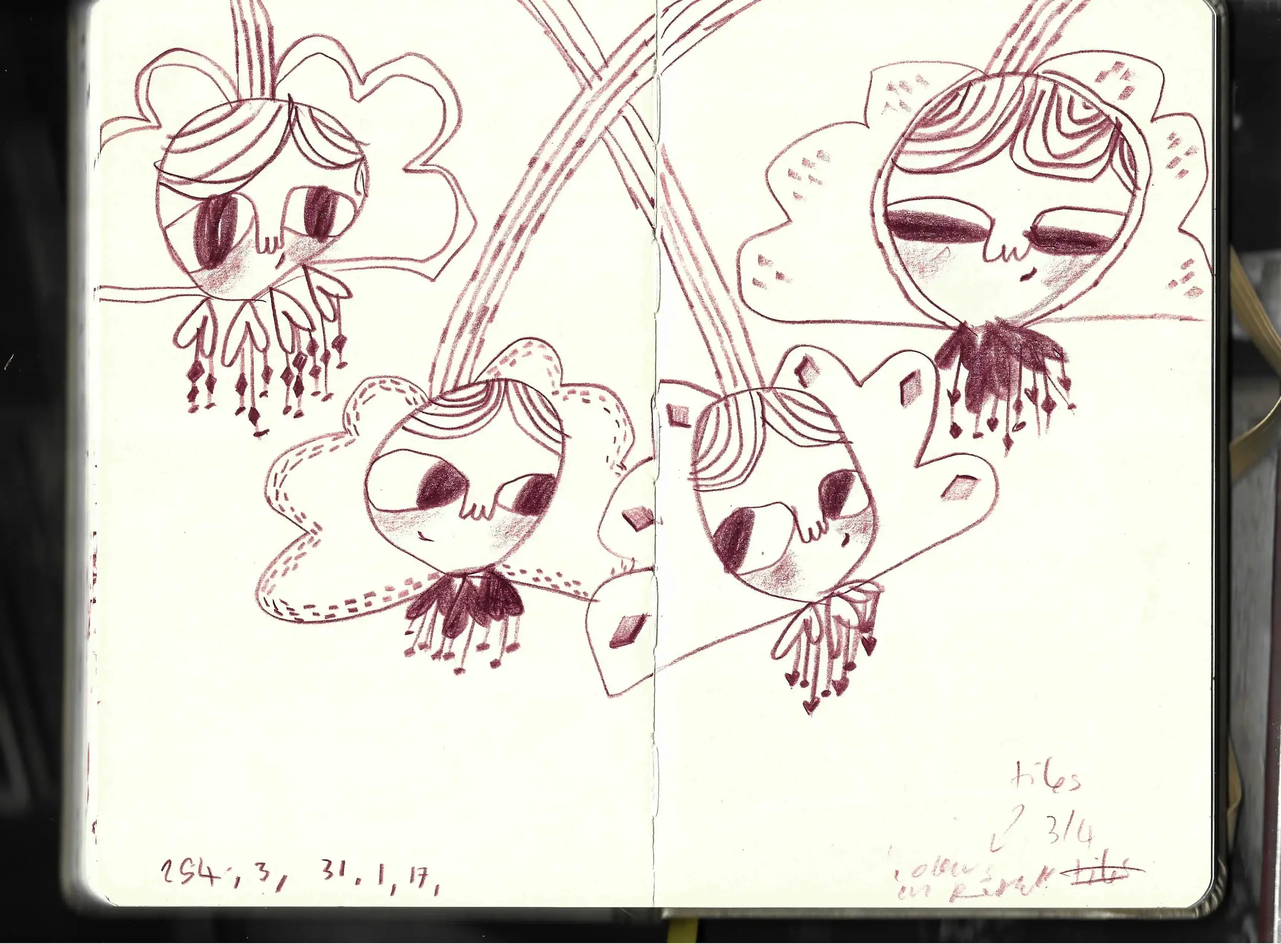 Eliz Mudlark - Sketchbook Spread - March 2026