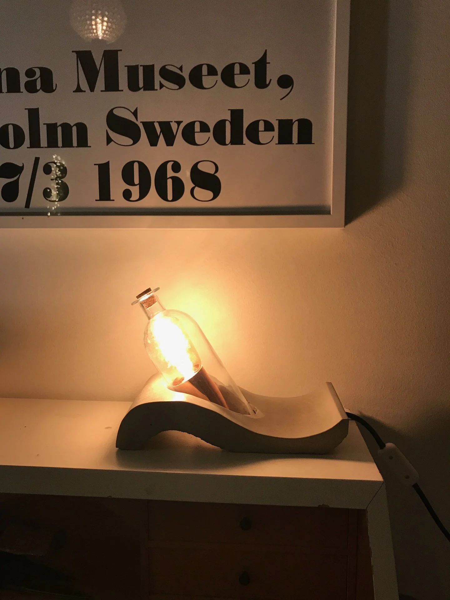 Stena Line Concrete Lamp