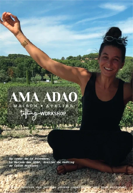 Maison et Atelier – AMA ADAO de Chloé Fortunet : l’artisanat textile au service du tapis sur mesure contemporain