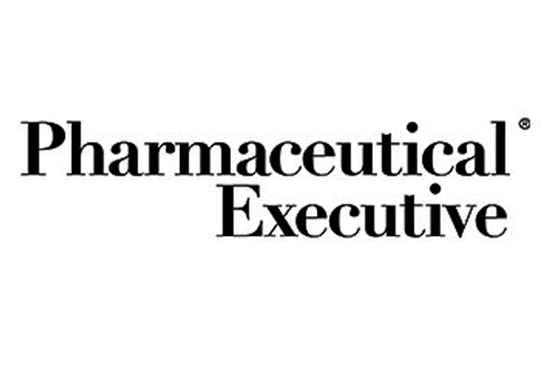Text reading 'Pharmaceutical Executive' in black font on a white background.