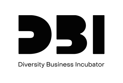 Logo with bold letters D B I and the words 'Diversity Business Incubator' underneath.