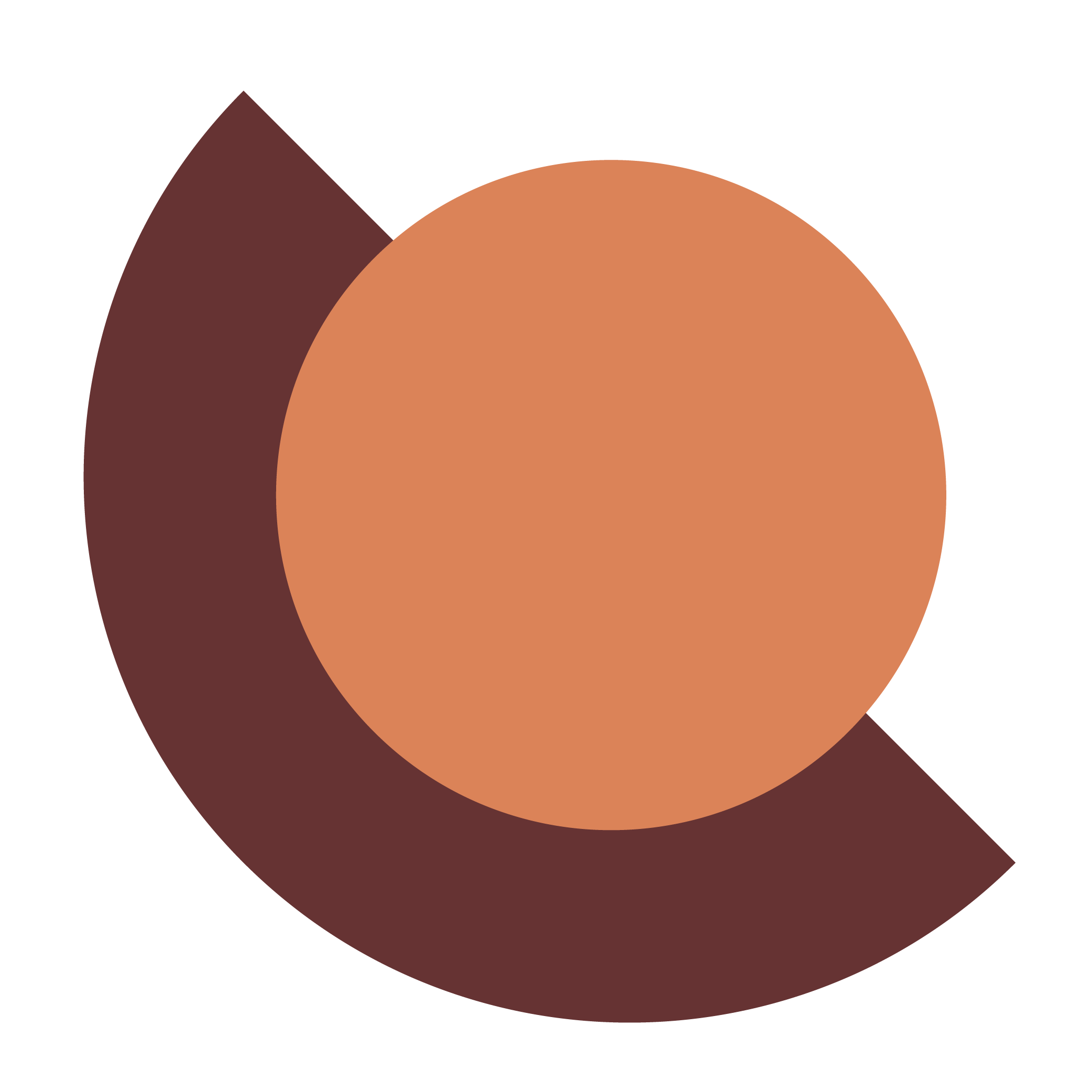 Diagramme circulaire à trois parts en différentes nuances de brun et beige.