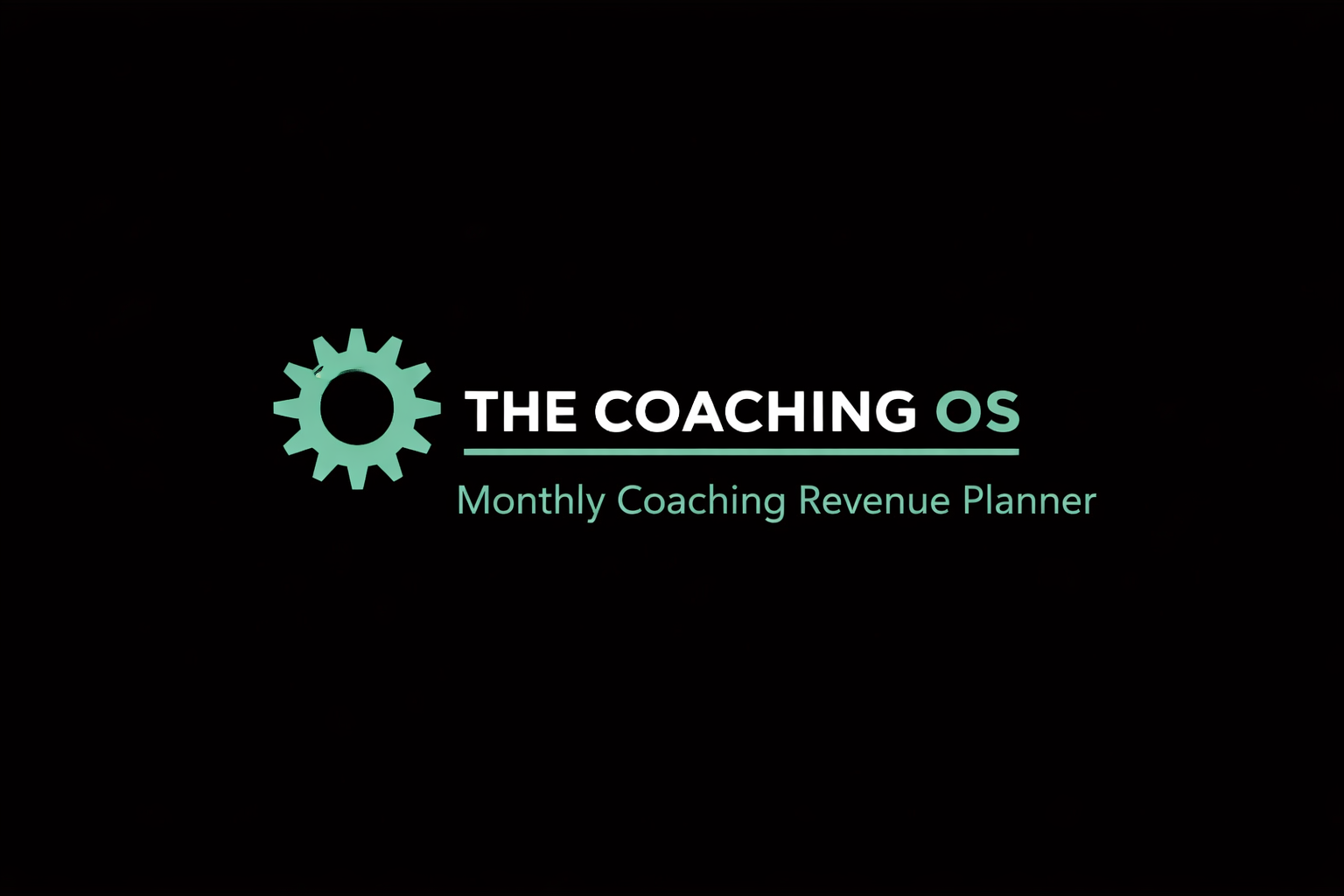 Monthly Coaching Revenue Planner