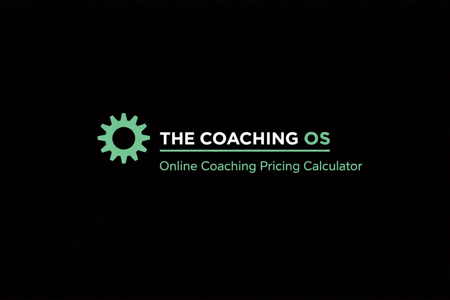 Online Coaching Pricing Calculator