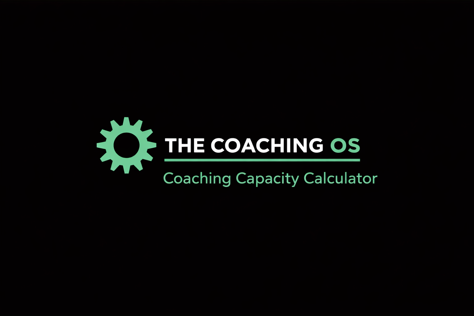 Coaching Capacity Calculator
