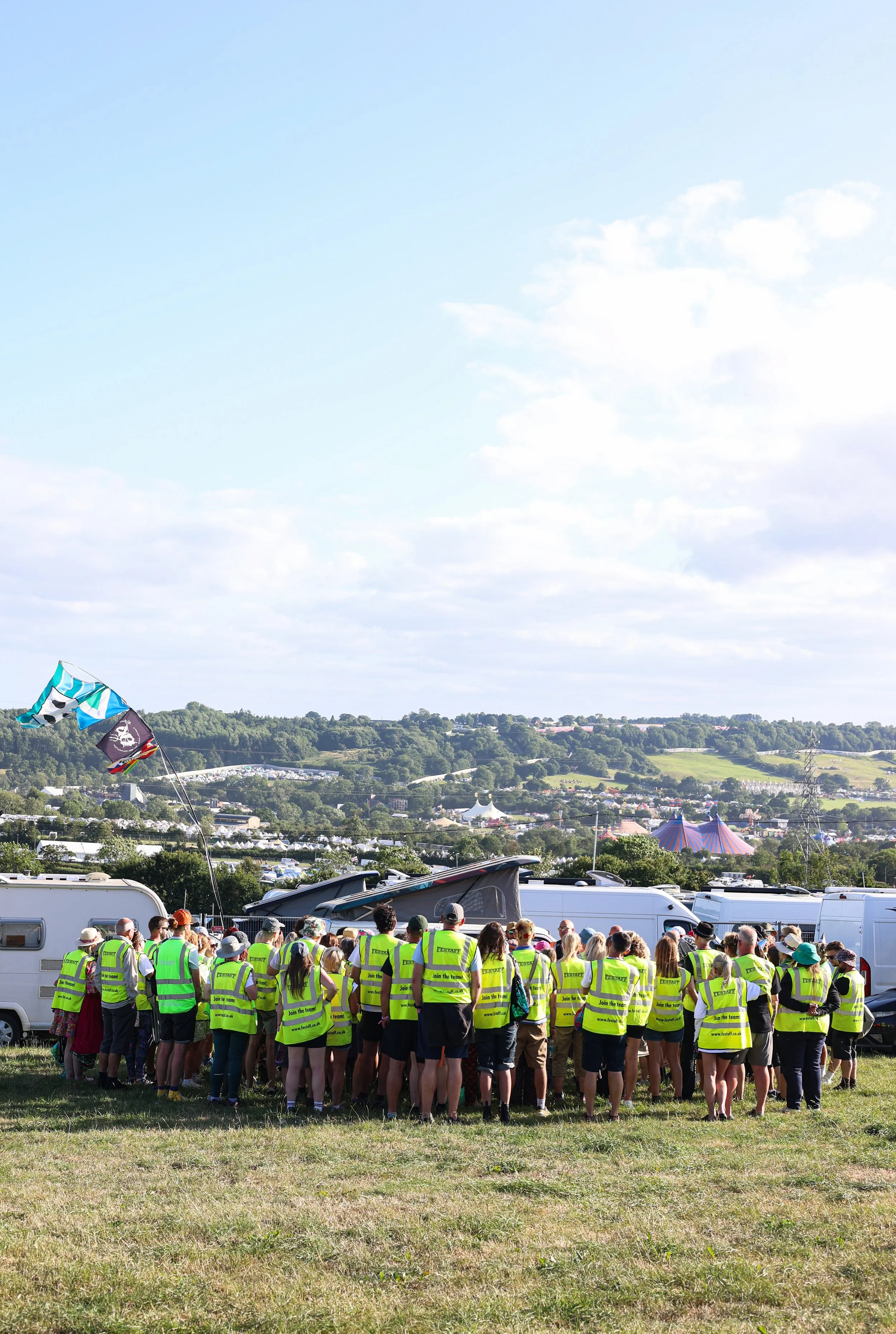 Event photography for a ticketing company at Glastonbury Festival