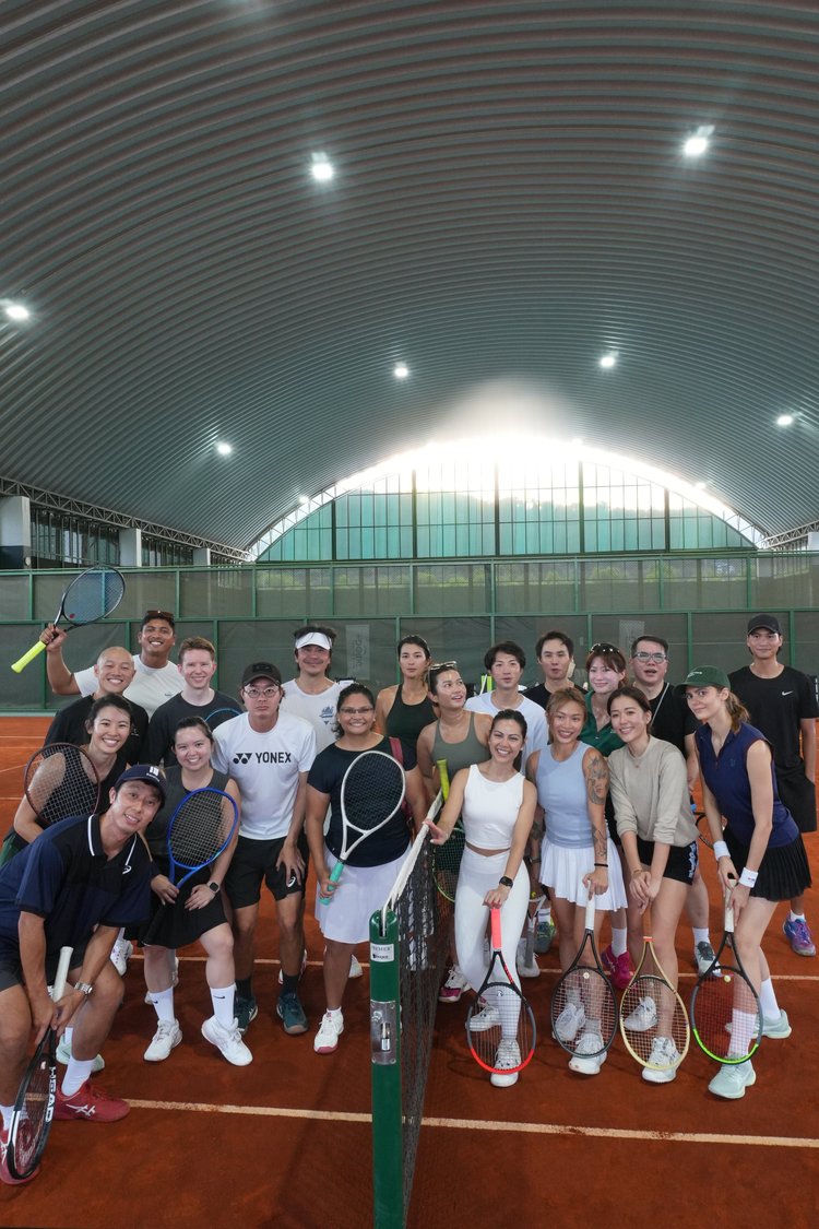 On court with The Baseline