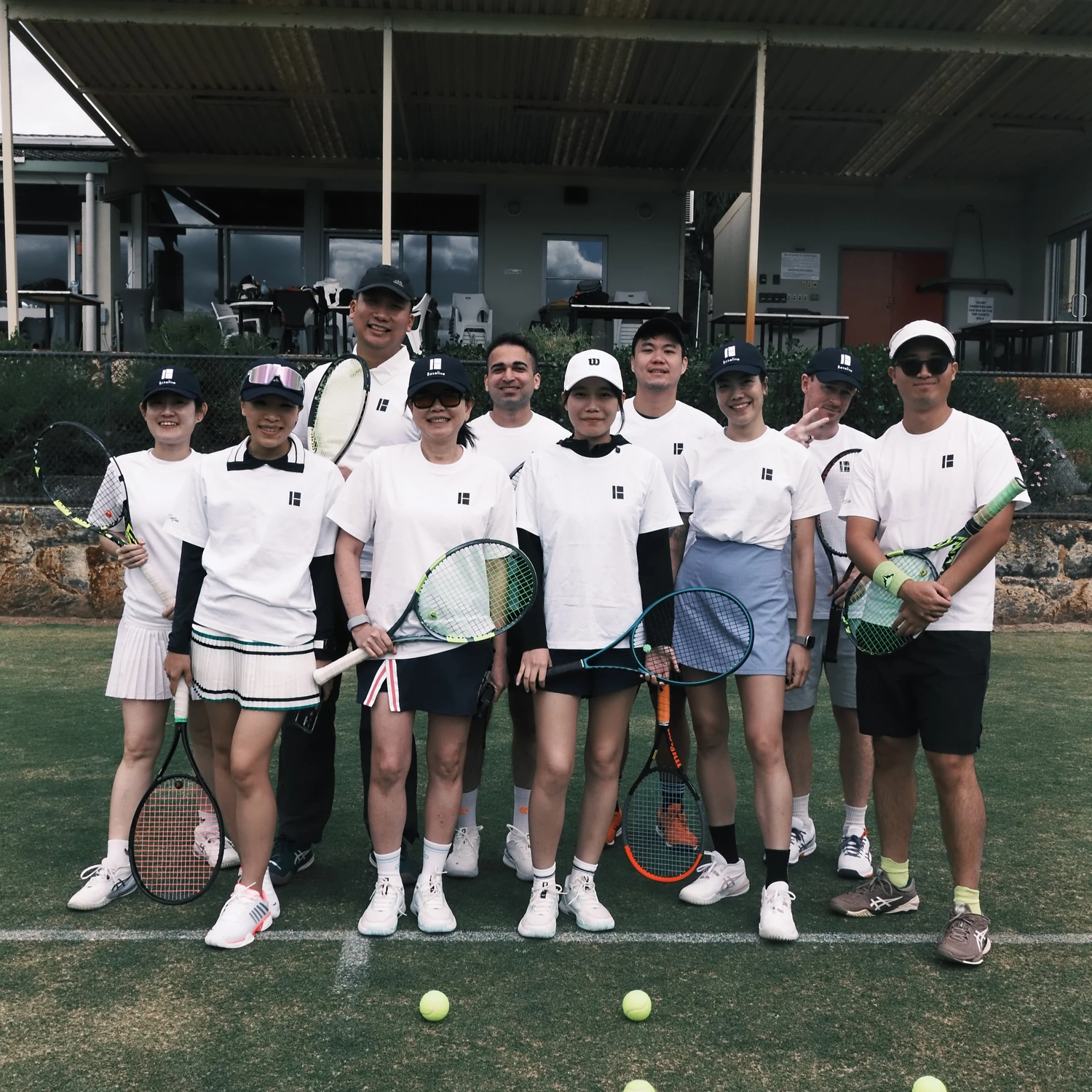 The Baseline group on court