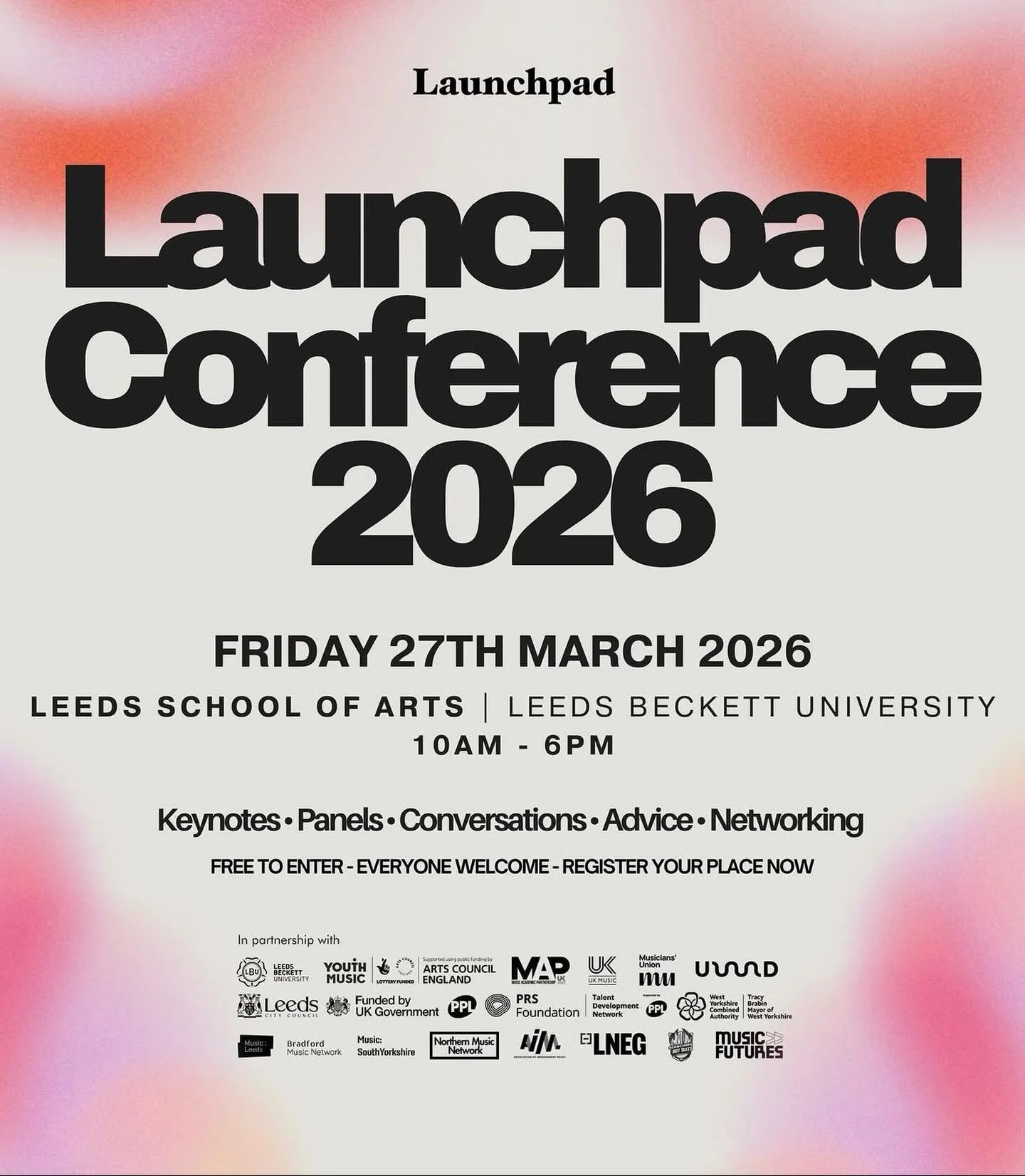 Join @leedsneg this Friday for @_launchpadmusic at @leedsbeckettofficial University. Were hosting &lsquo;Does money move the dancefloor?&rsquo; The panel will delve into how Leeds&rsquo; nightlife voices are pushing for a vibrant economy, with our sc