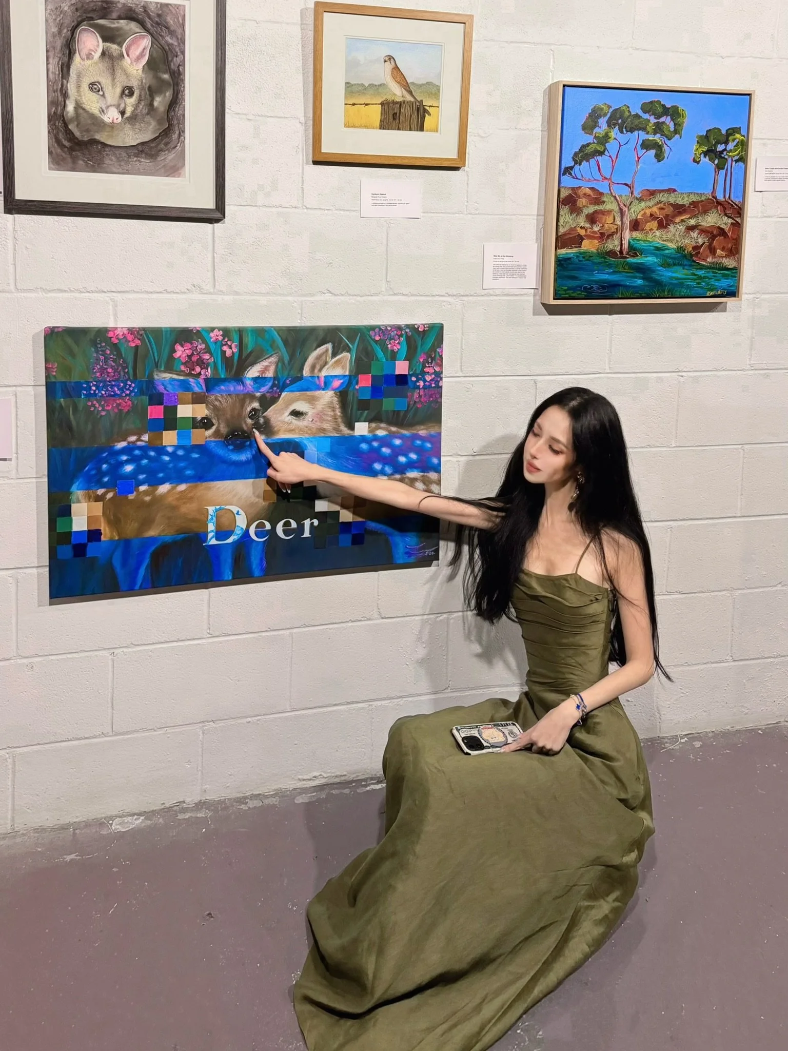 Rooted in Reflection: My Piece “Bluemoon” at the Wild Forever Exhibition