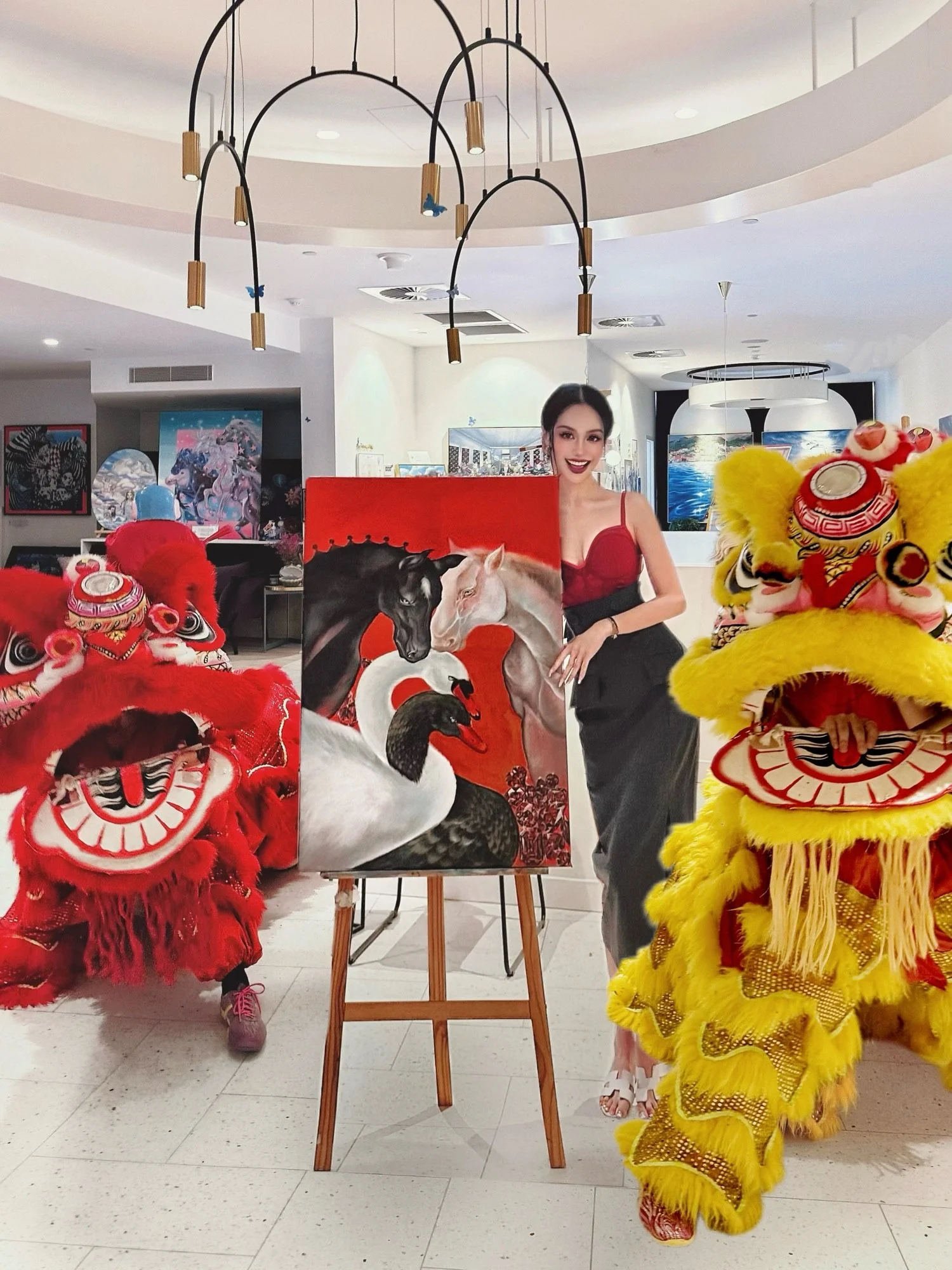 Celebrating the Year of the Red Fire Horse with International Wushu Academy at Brisbane Quarter 