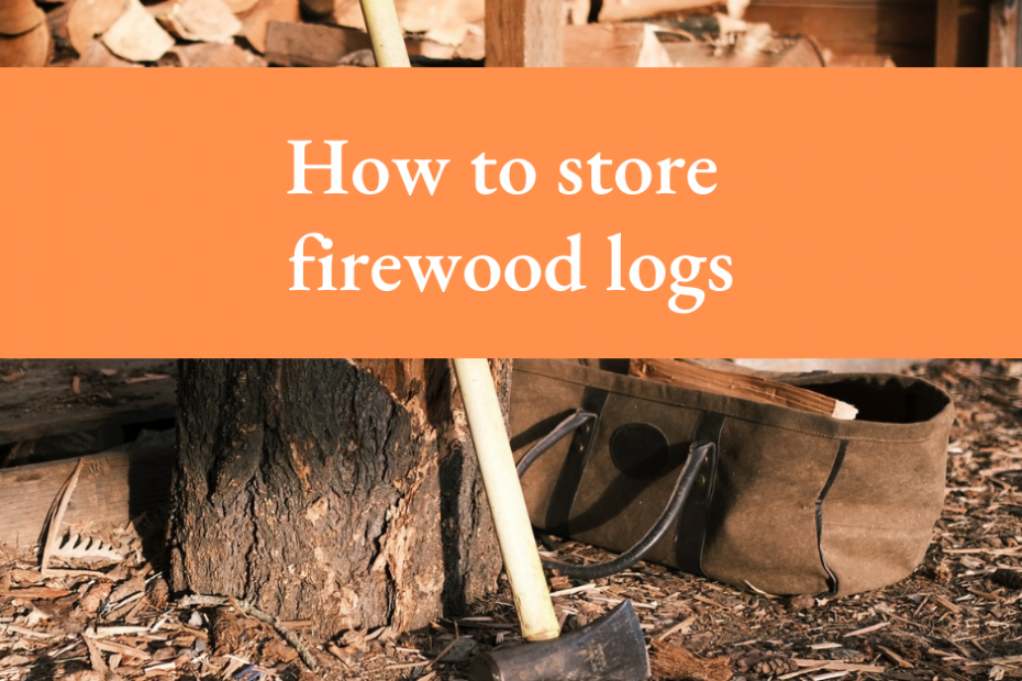 How to store firewood logs
