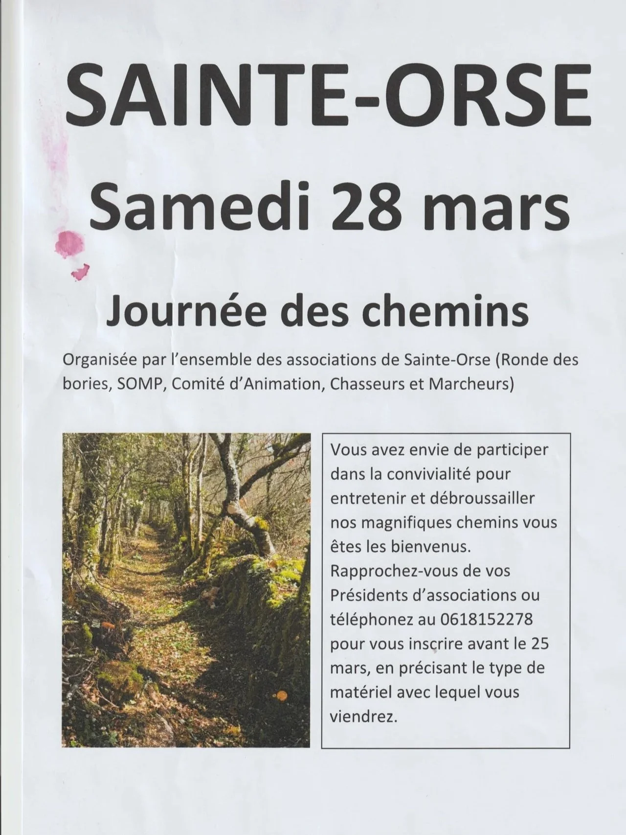 Journée des chemins