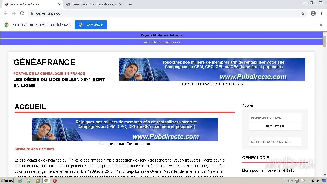 Généafrance portail de la généalogie en France : page concernant Ste-Orse à consulter.