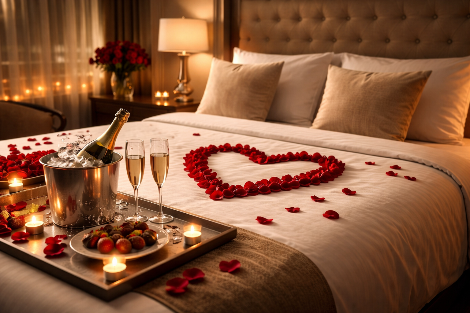 Allestimento romantico