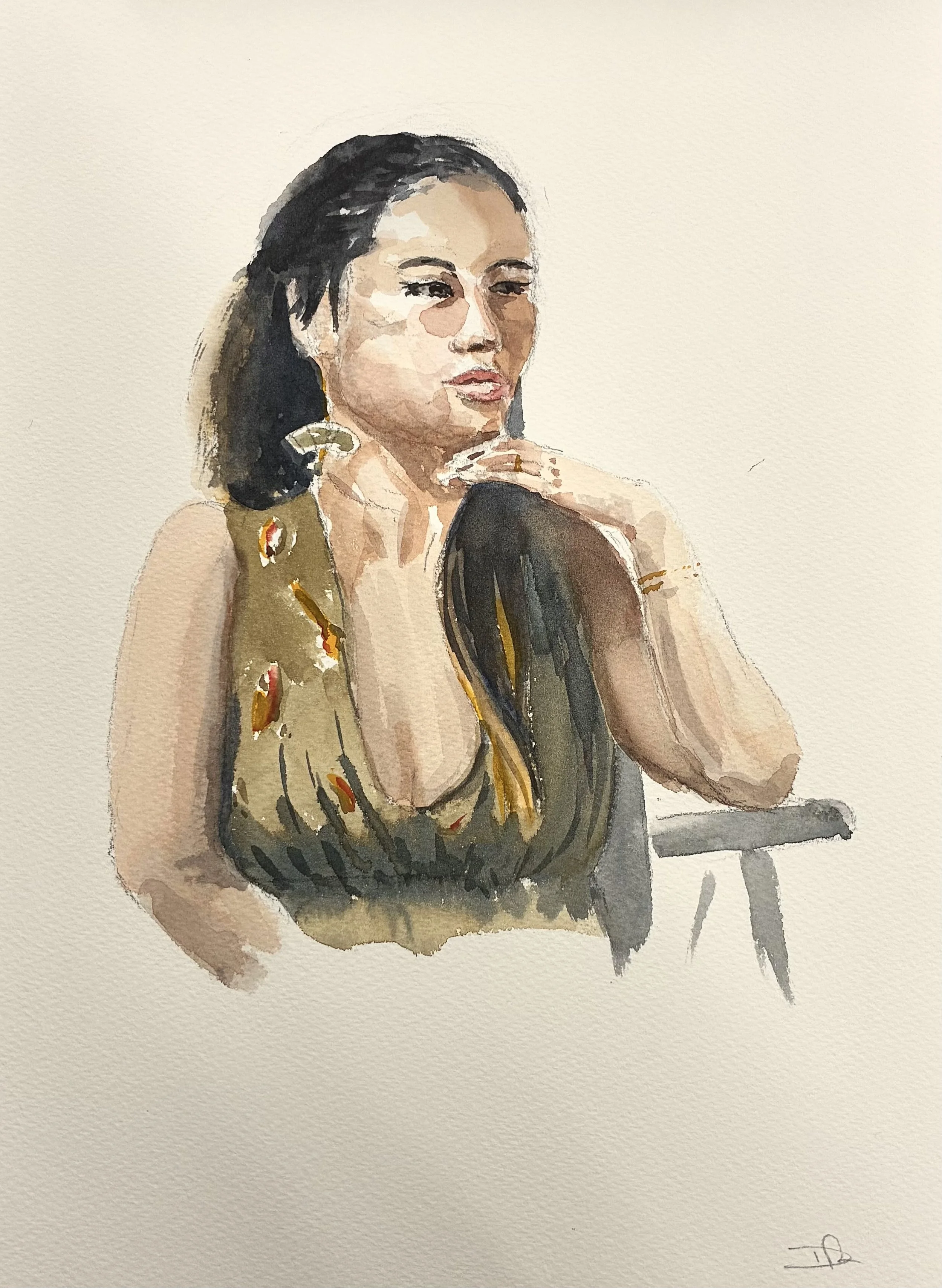 Portraits at Broadstone Art Society 