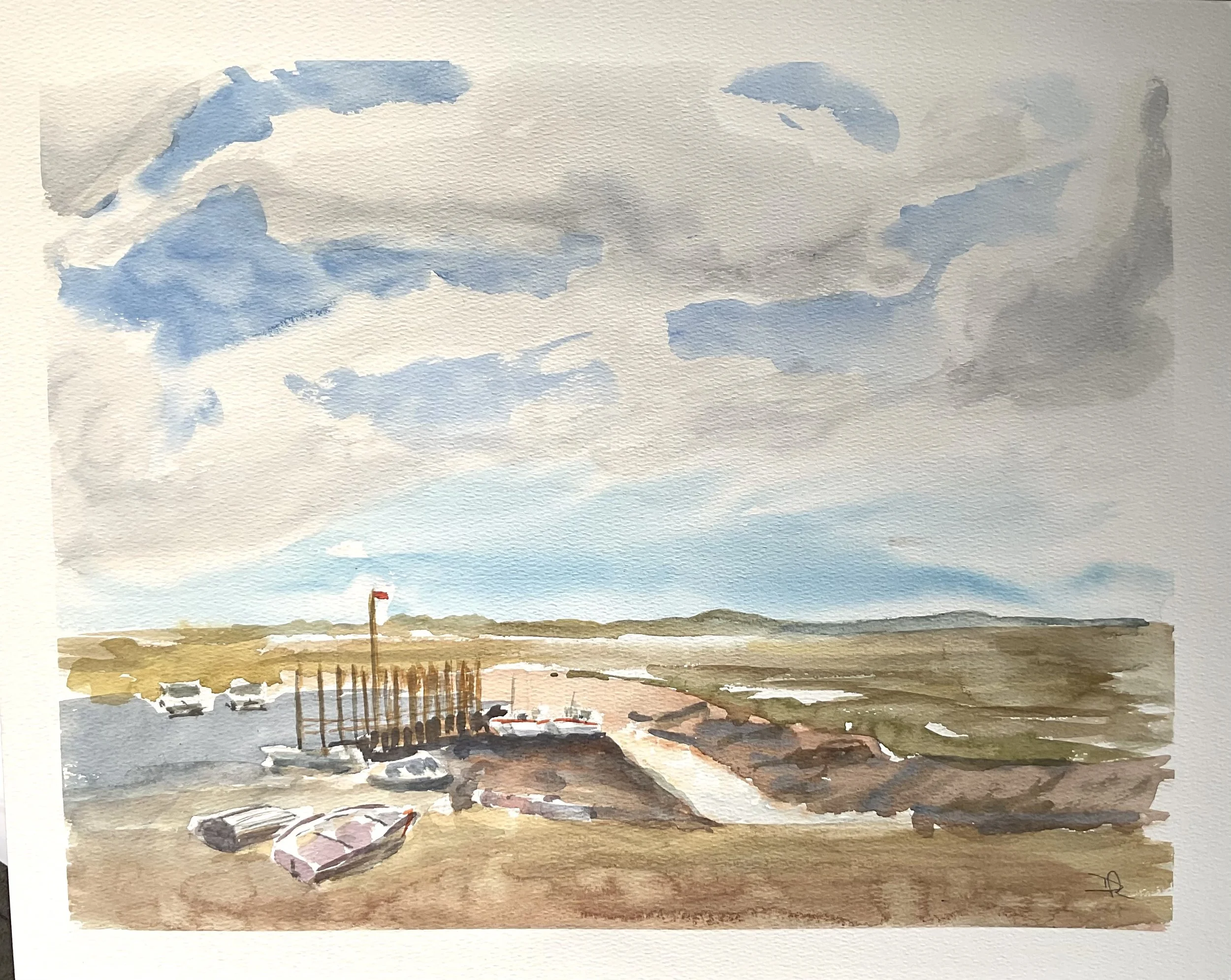 Painting in north Norfolk