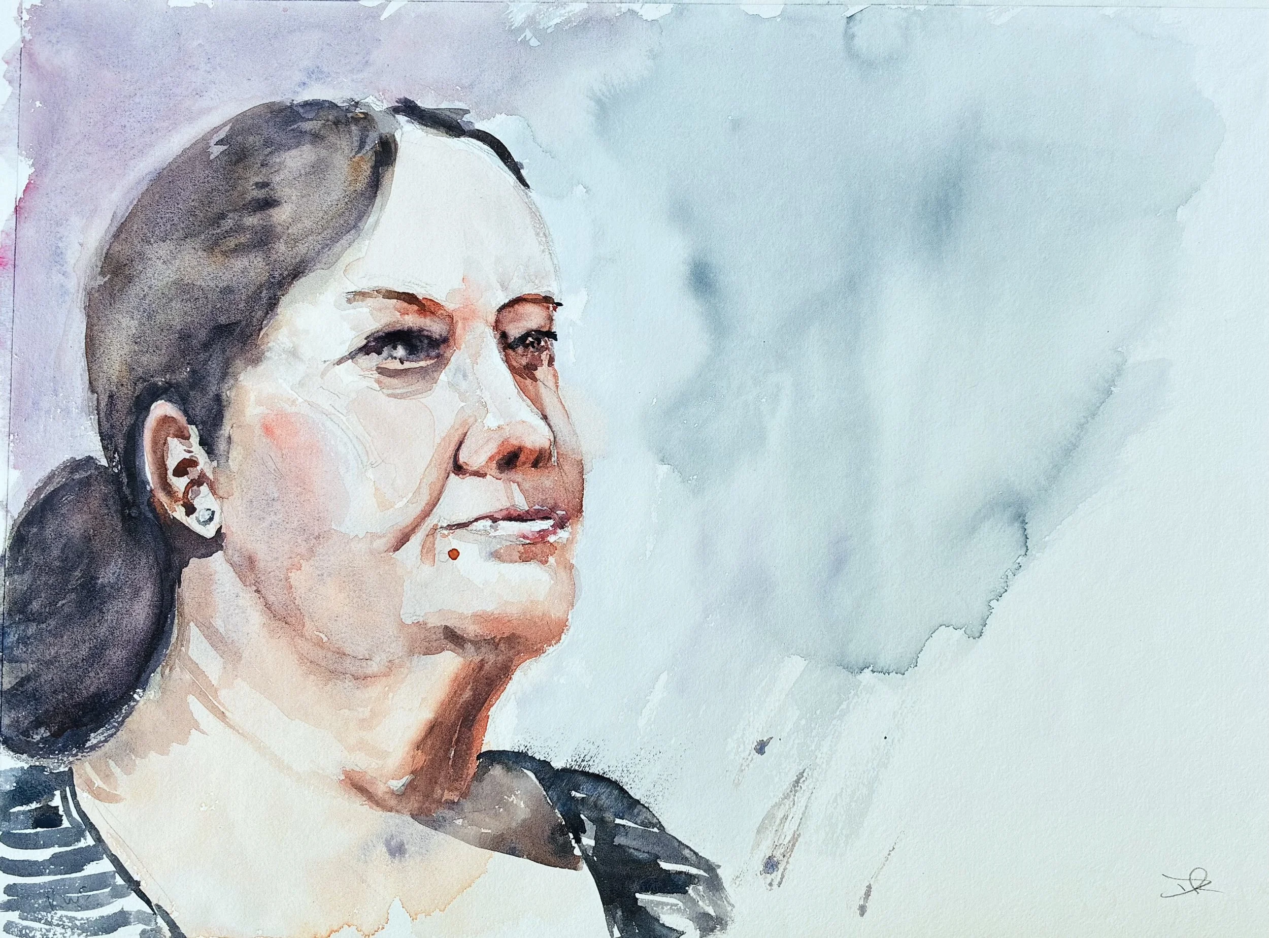 A portrait of Amanda