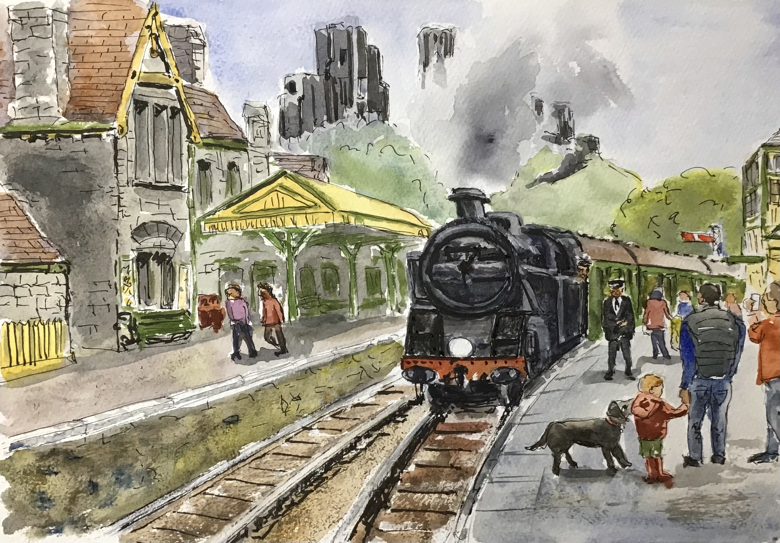 Corfe Castle Station 1