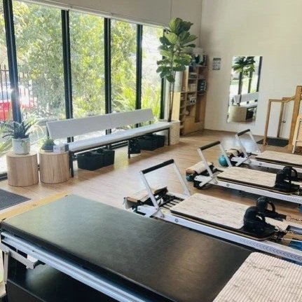 small group clinical pilates space in light filled wellness clinic in Inner West