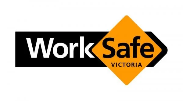 WorkSafe Victoria logo with Black, White, and Orange colors