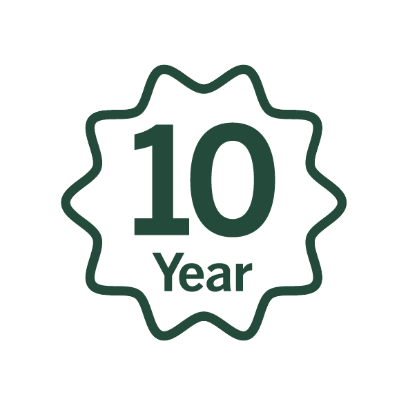 10 year warranty
