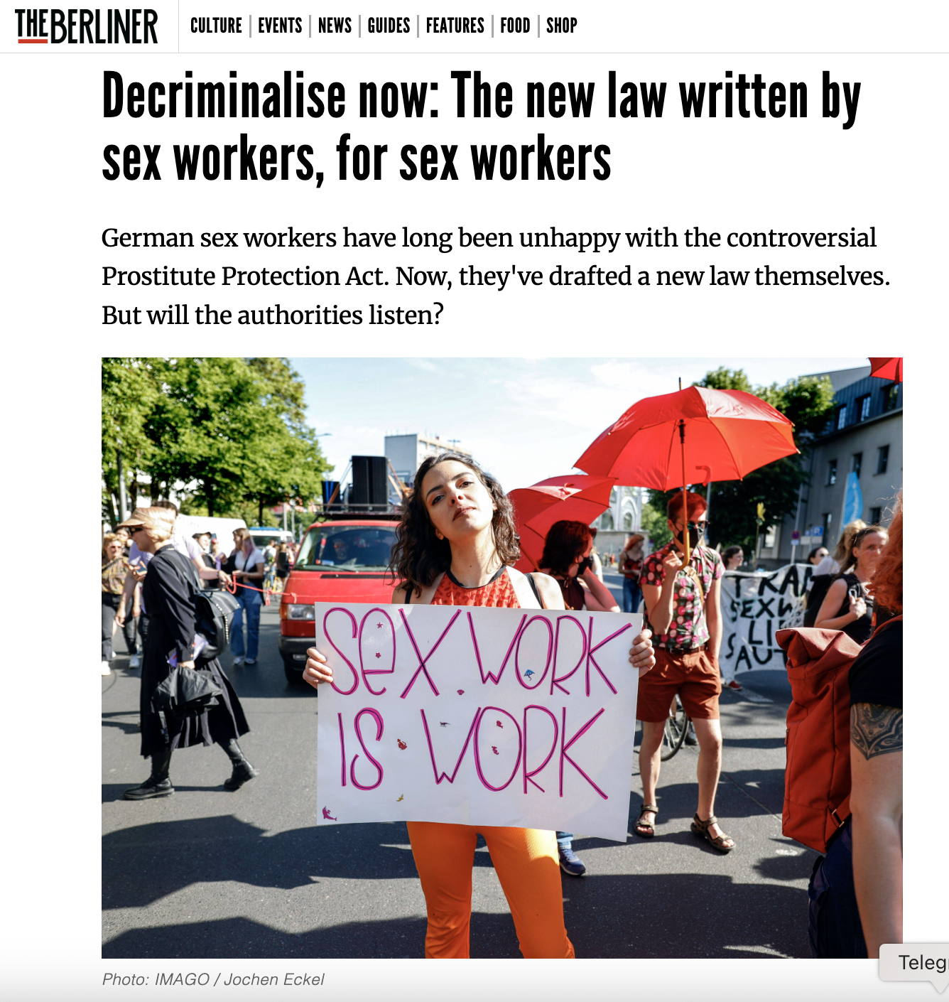 FEATURED IN THE BERLINER