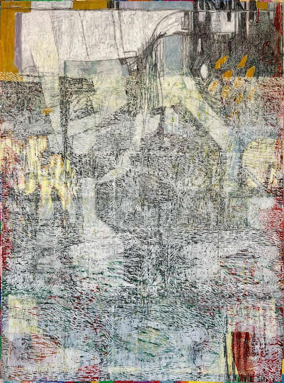Grand bruissement Nº2, 155 cm × 115 cm, 2025