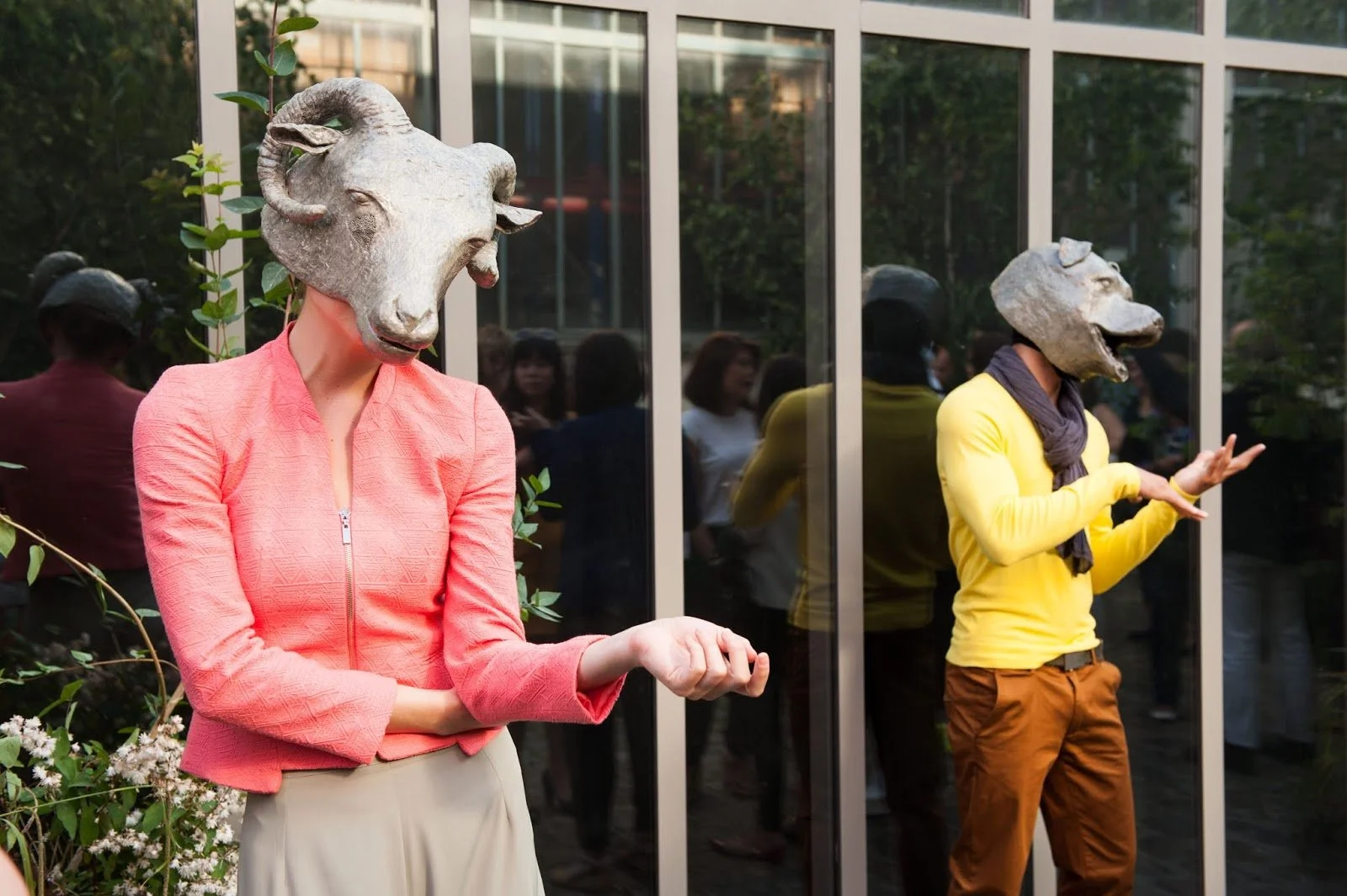 Masques, événement Hermès, 2013