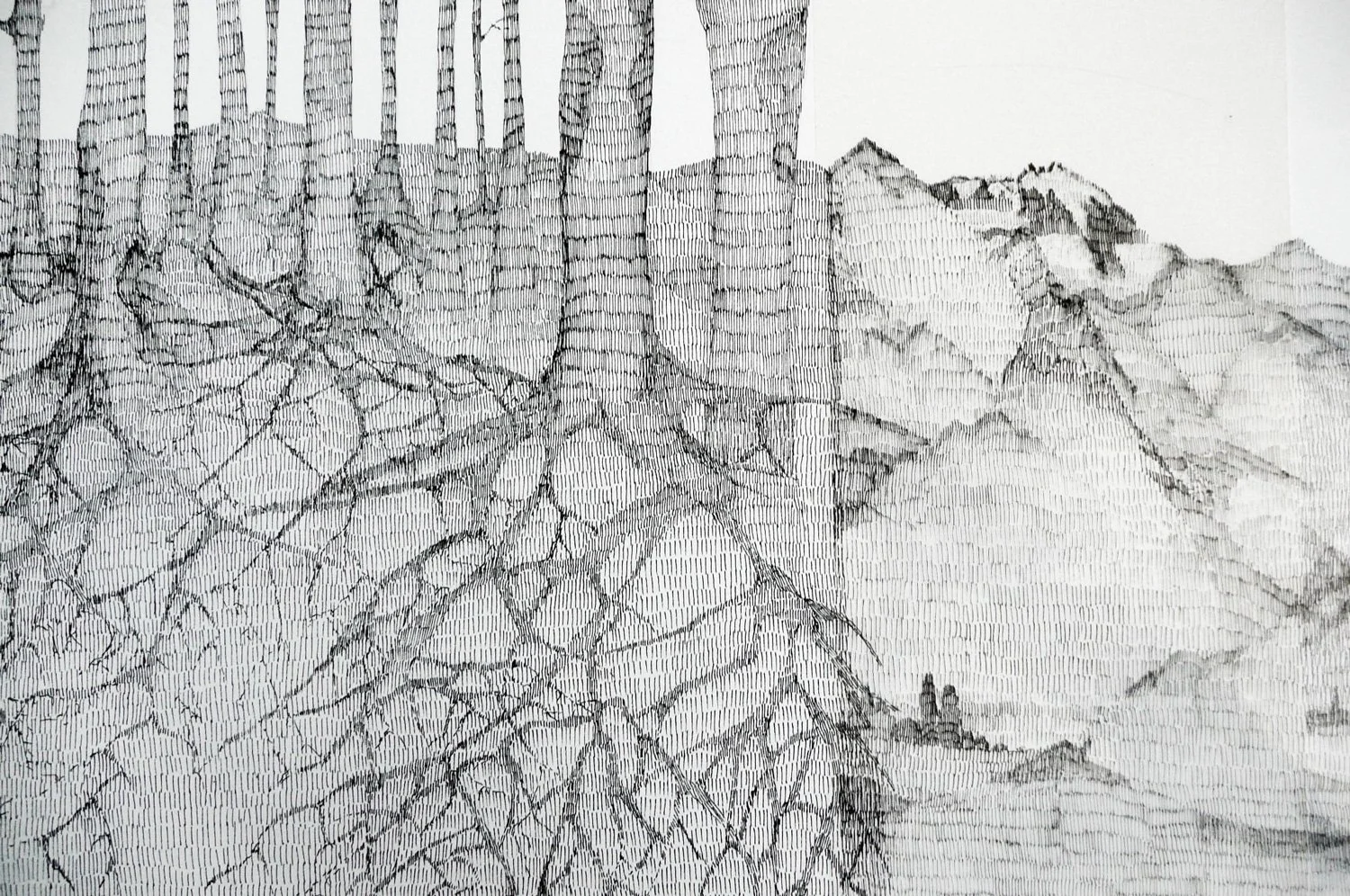 Dessin au rotring, 2018