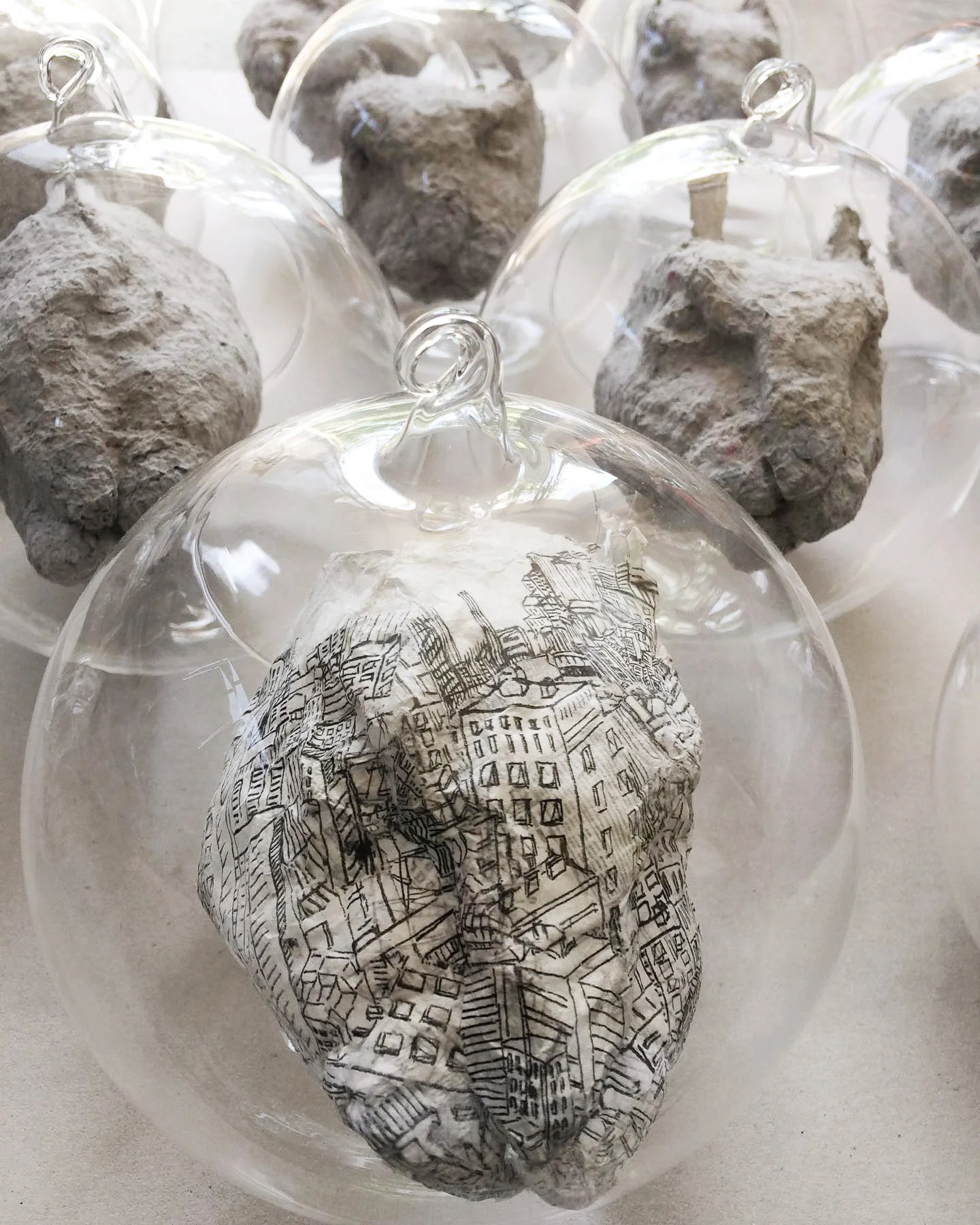 Installation tête de lièvre et verre