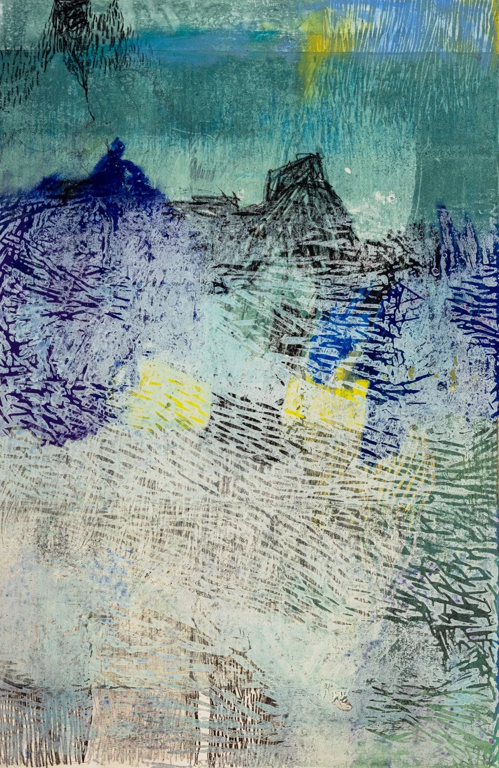 Peinture huile et encre