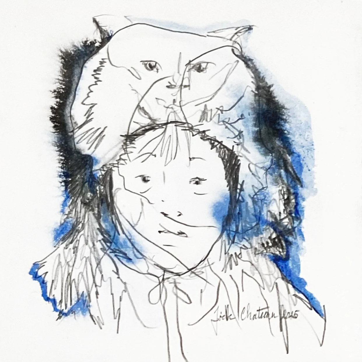 Dessin Les enfants chamanes Nº 1