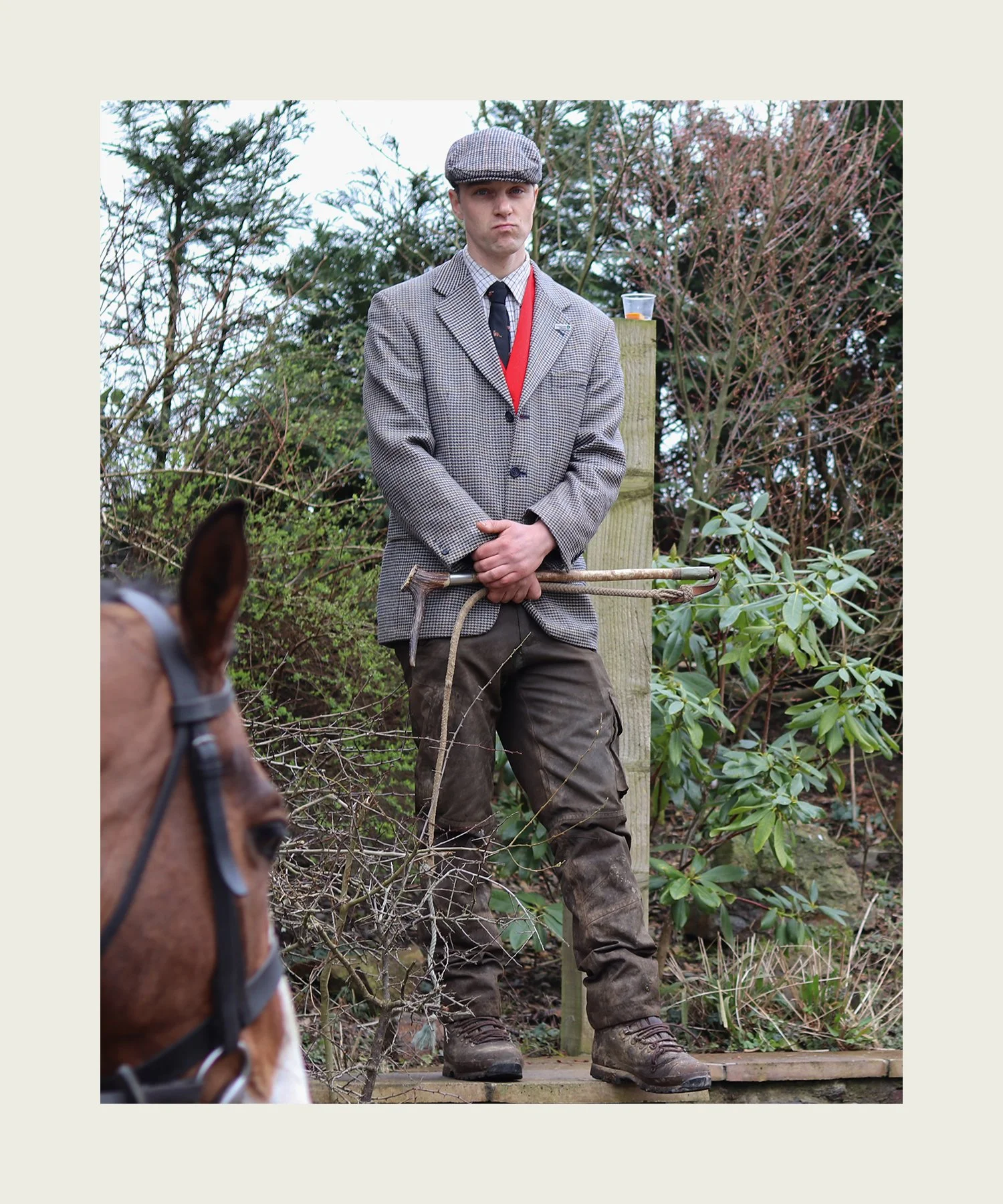 whipper  in for the pembrokershire hunt