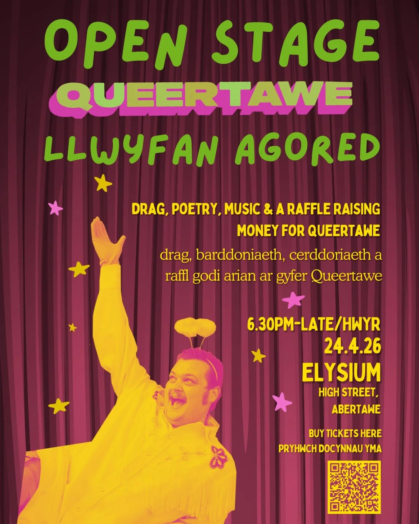 Queertawe Open Stage Fundraiser!