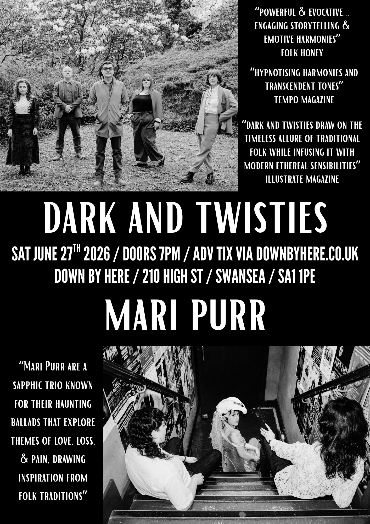 Dark And Twisties + Mari Purr