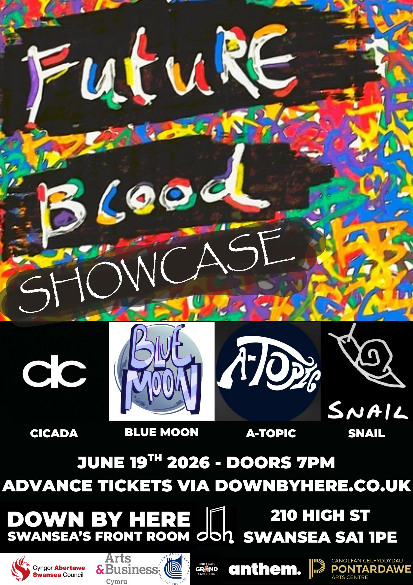 Future Blood Showcase: A-Topic + Blue Moon + Cicada + Snail