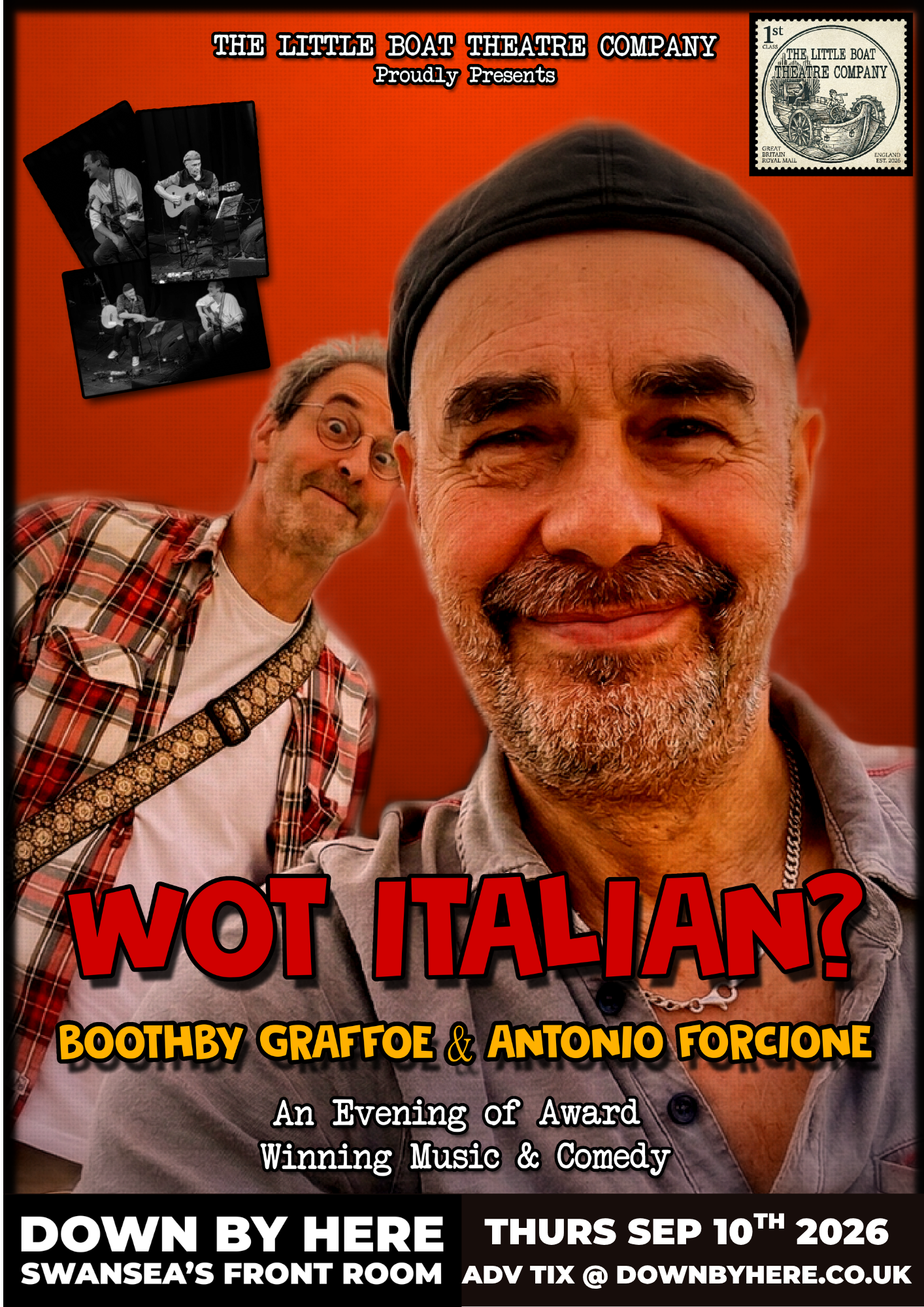 WOT Italian - an evening of award-winning music & comedy