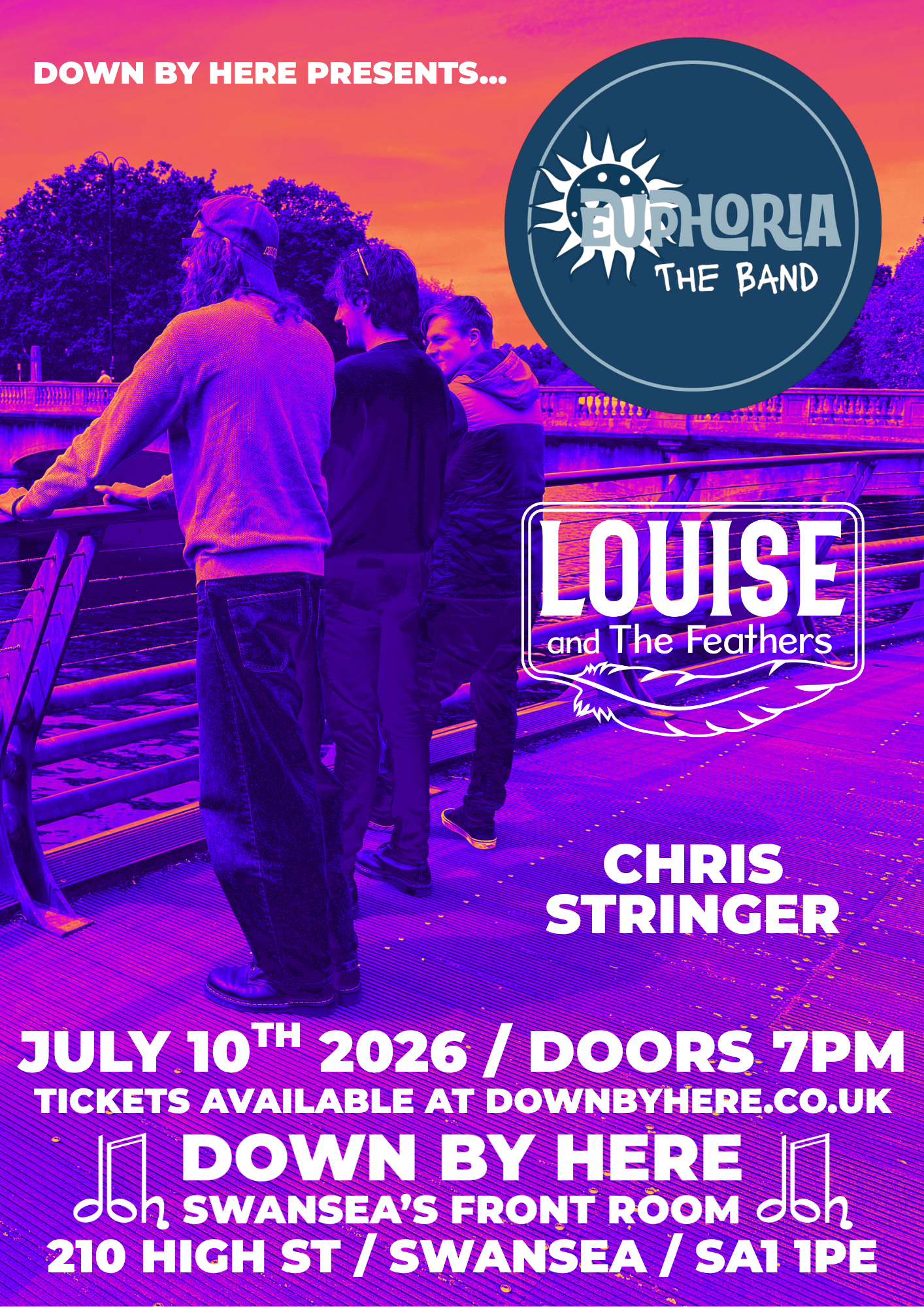 Euphoria + Louise & The Feathers + Chris Stringer