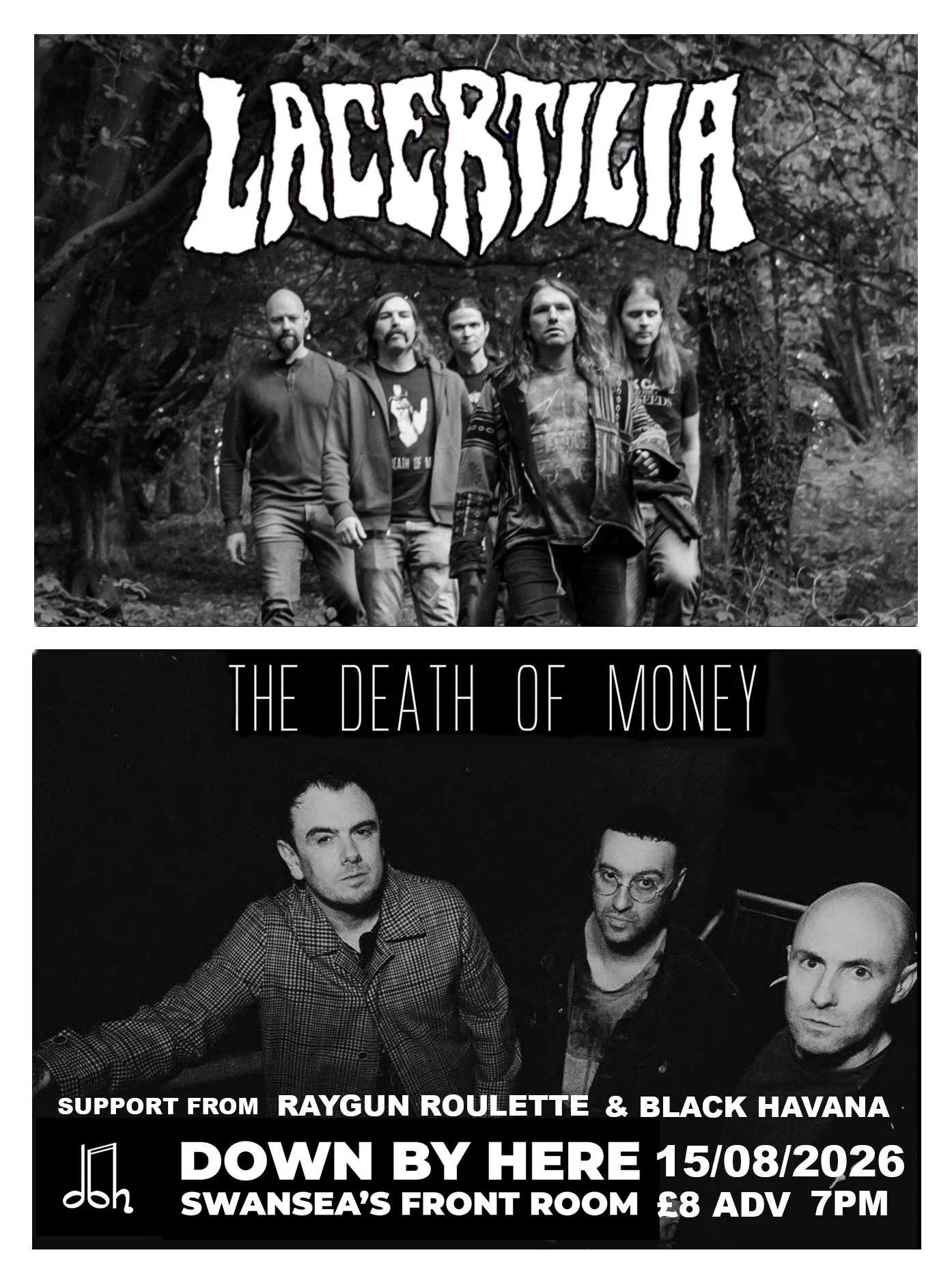 Lacertilia + The Death Of Money + Raygun Roulette + Black Havana