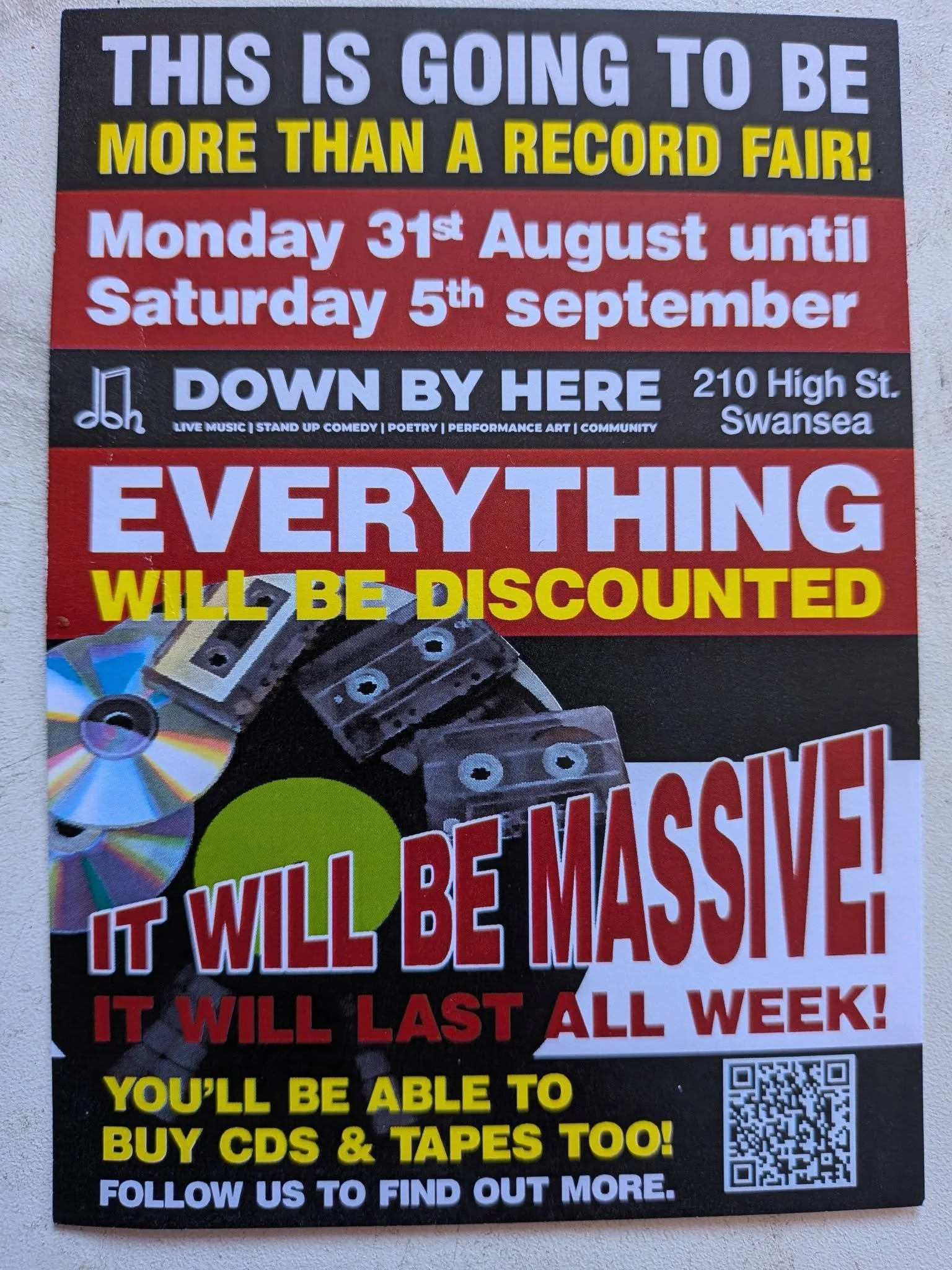 The (More Than Just A) Record Fair! 10AM - 4PM DAILY