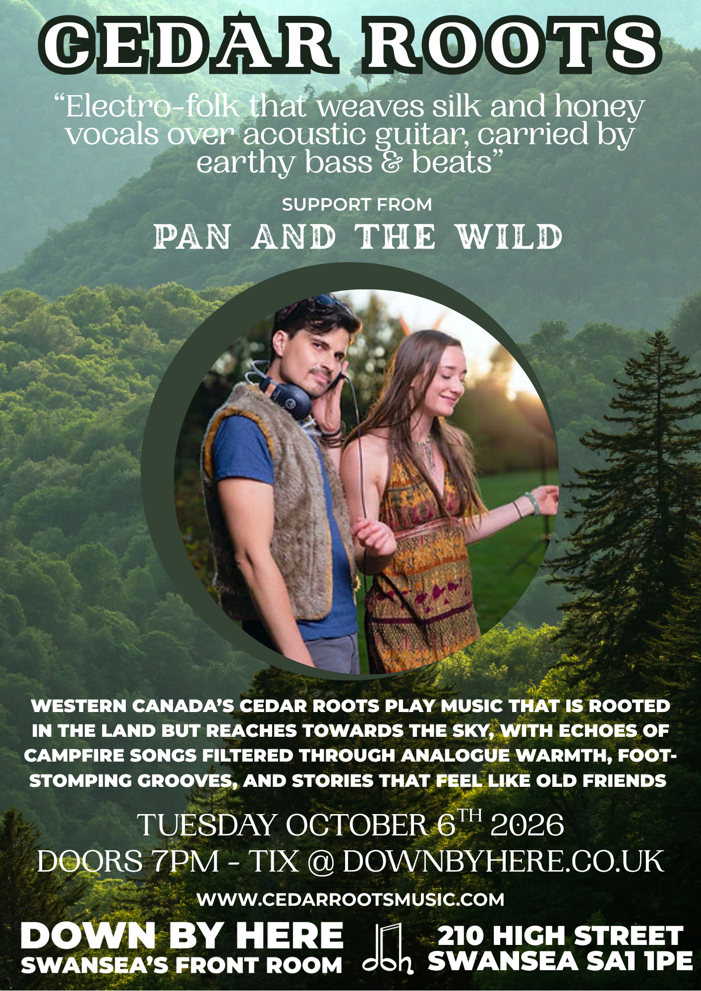 Cedar Roots + pAN aND tHE wILD