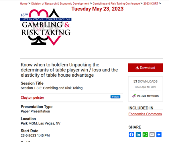 Differential Labs presentation on the drivers of player win loss