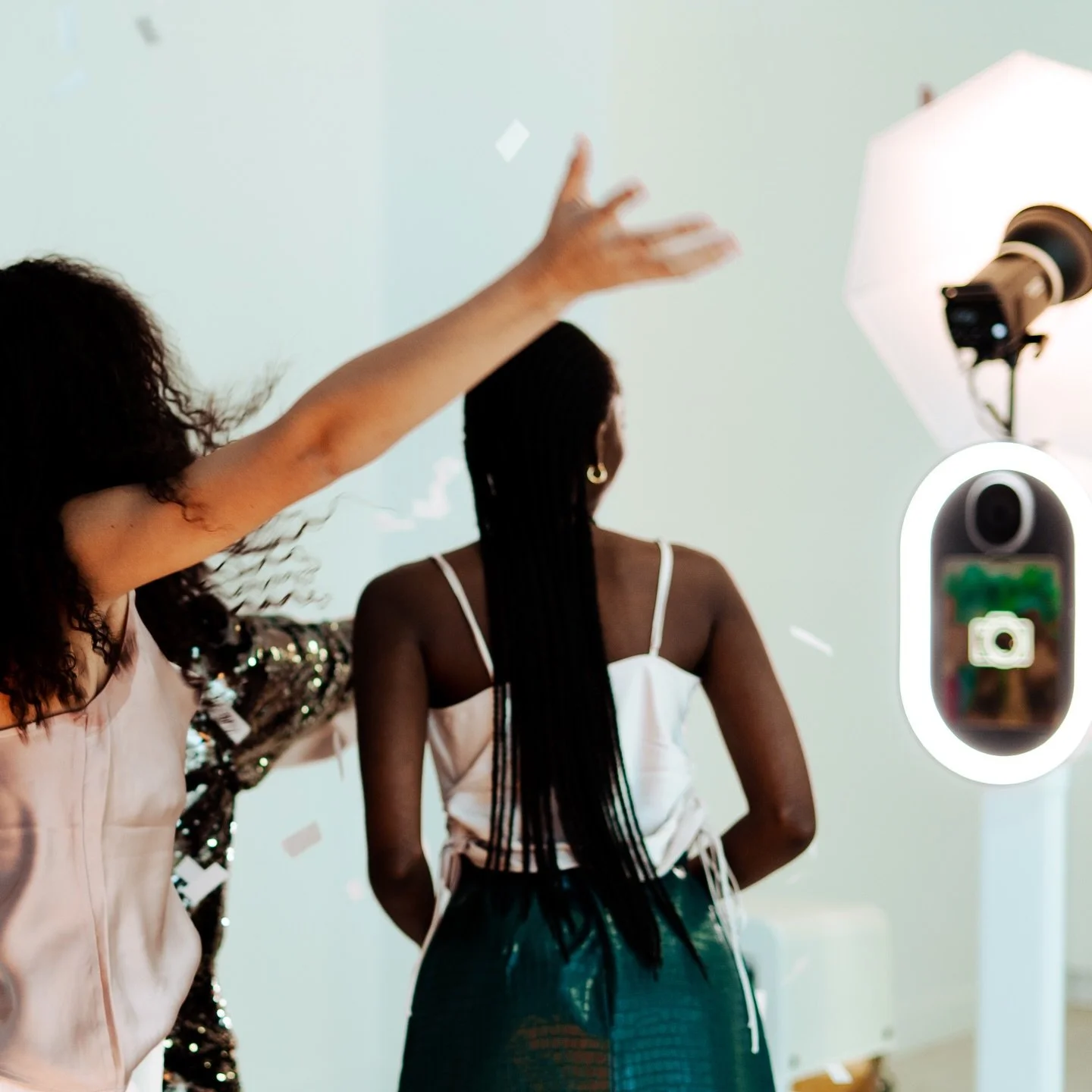 Our luxe print booth is a crowd favorite! It offers a seamless experience with instant digital photos and prints. We tailor it to your needs, whether it's a wedding, corporate event, or social gathering. Digital only package available too. This booth