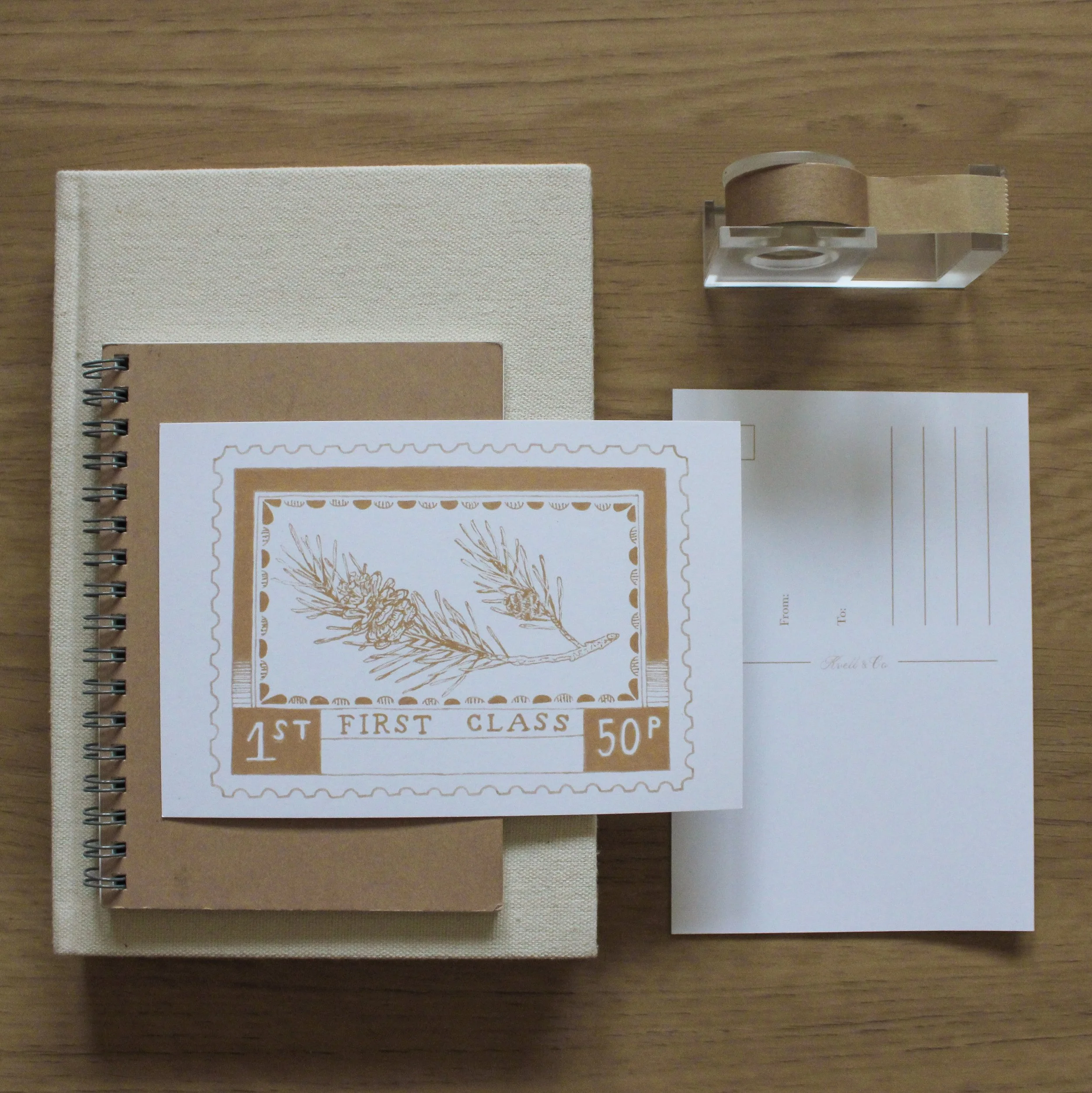 FIRST CLASS 01 postcard