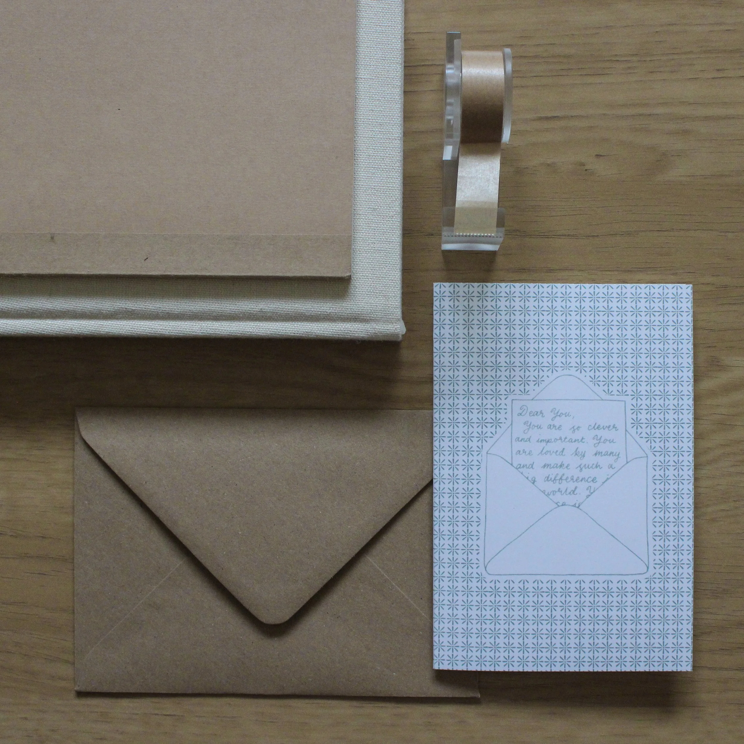 DEAR YOU greetings card