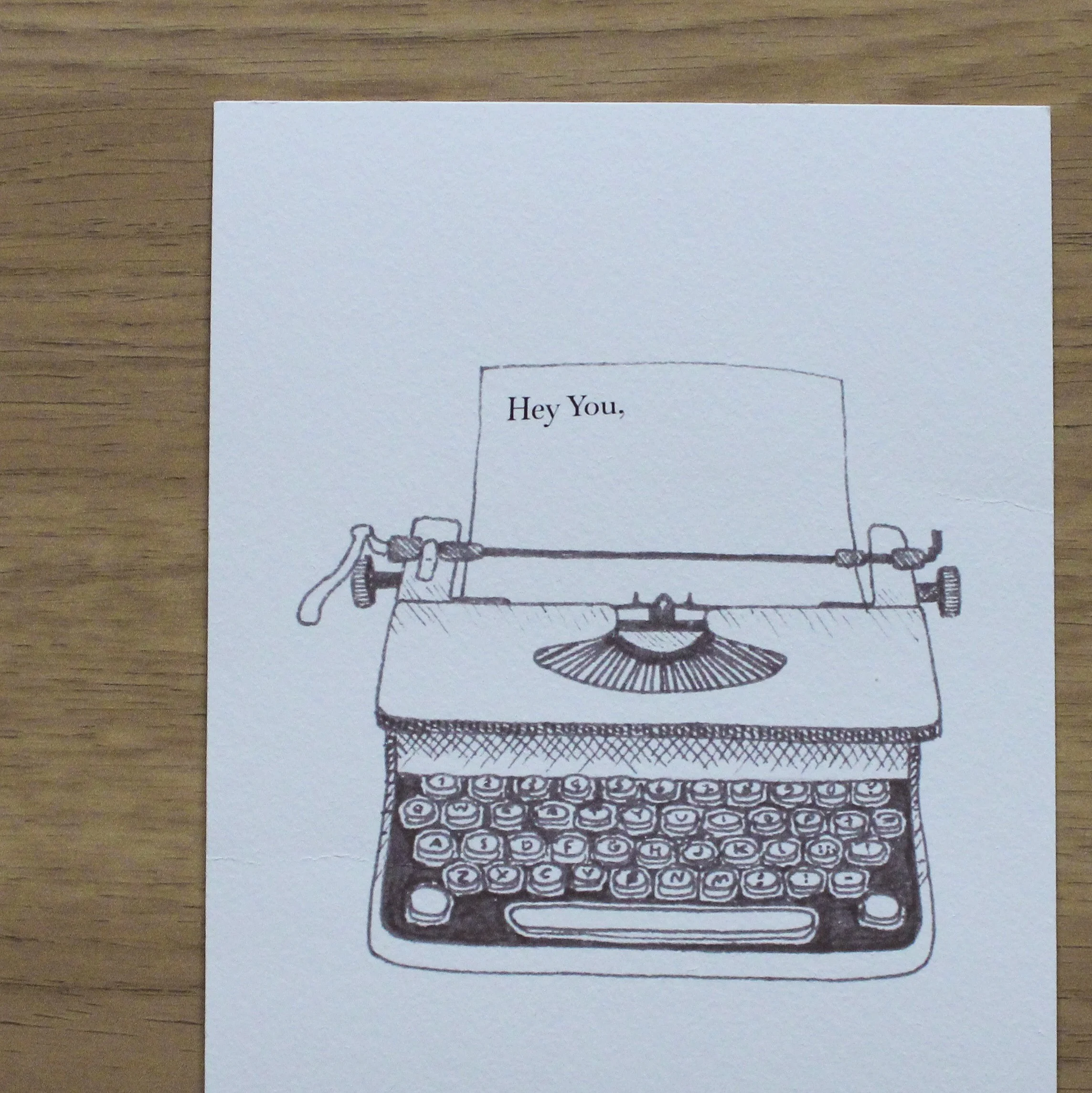 TYPEWRITER art print