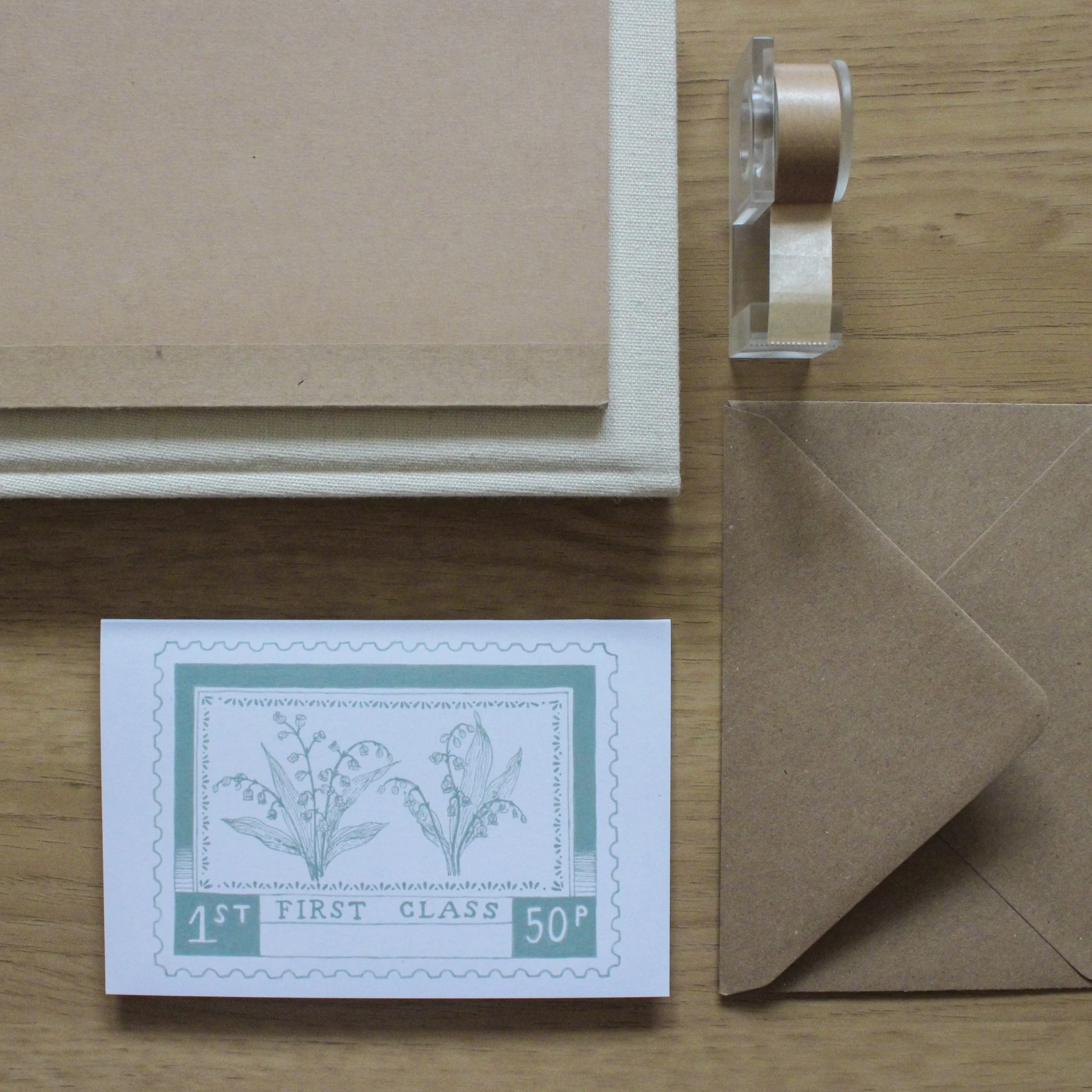 FIRST CLASS 02 greetings card