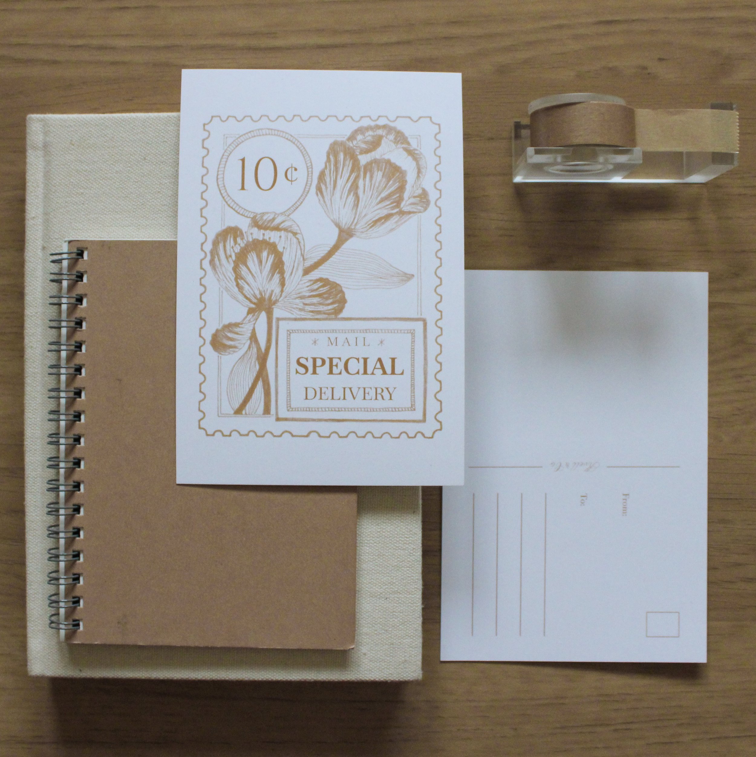 SPECIAL DELIVERY postcard